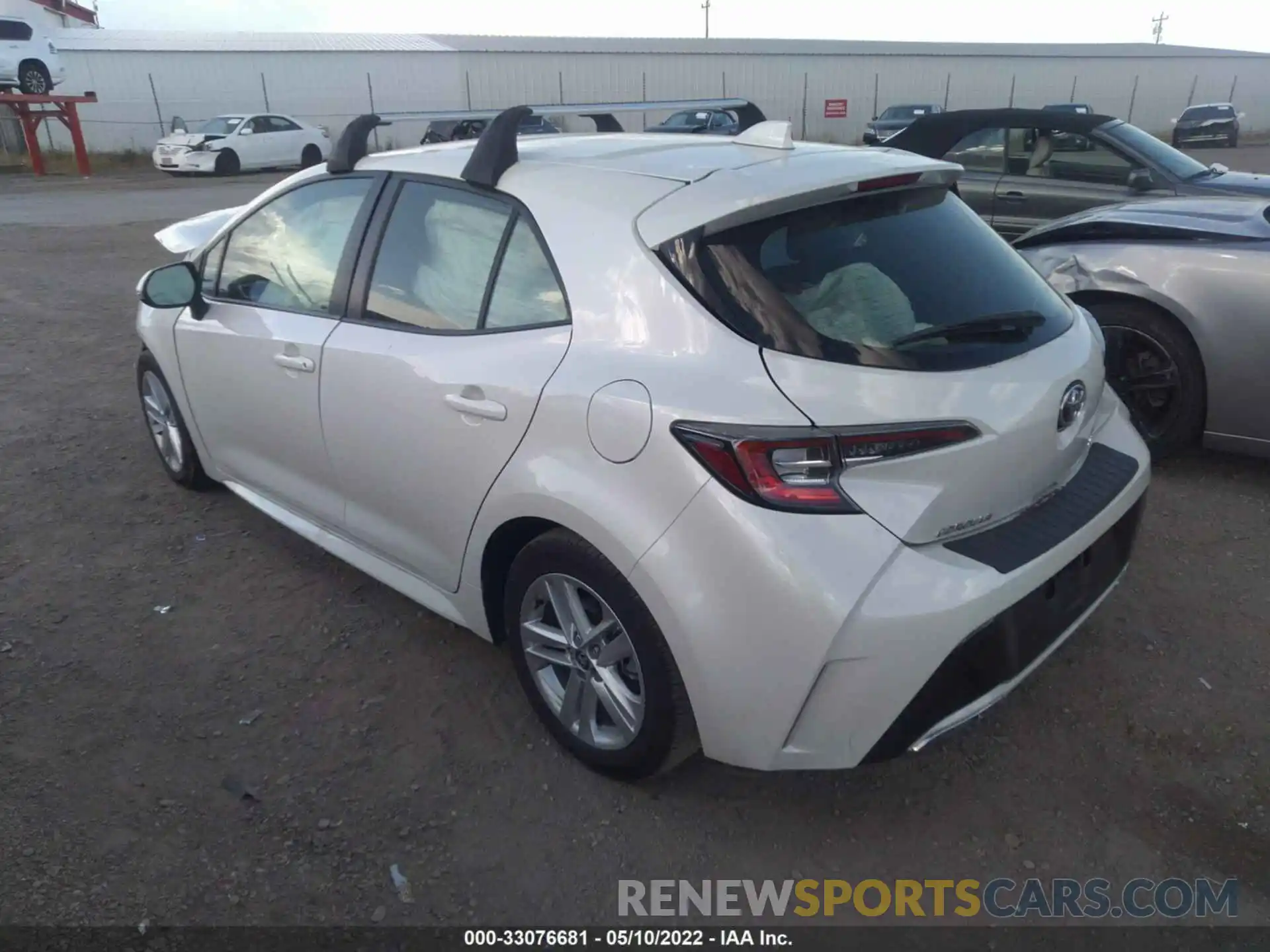 3 Photograph of a damaged car JTNK4RBEXK3059032 TOYOTA COROLLA HATCHBACK 2019