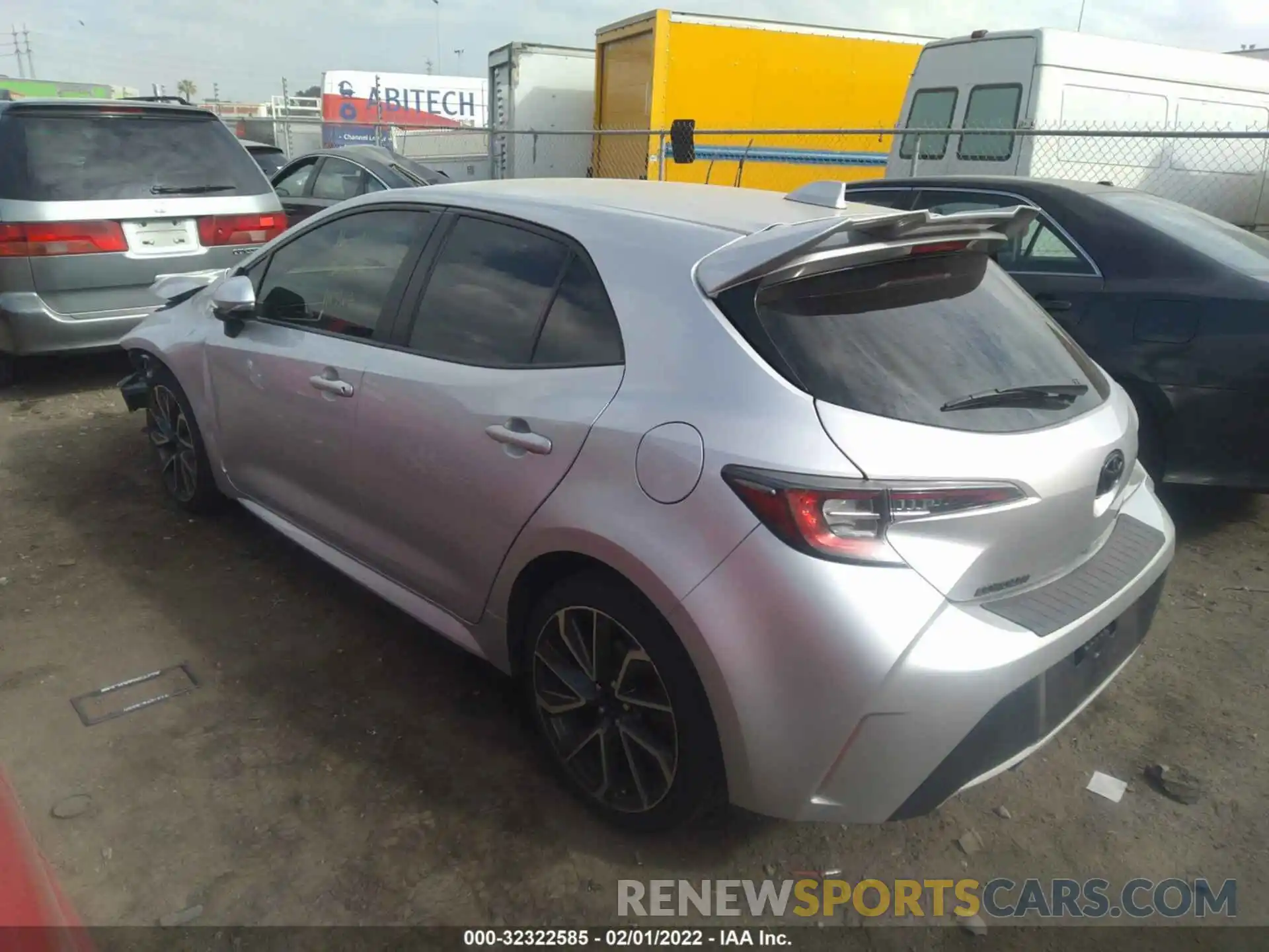 3 Photograph of a damaged car JTNK4RBEXK3067129 TOYOTA COROLLA HATCHBACK 2019