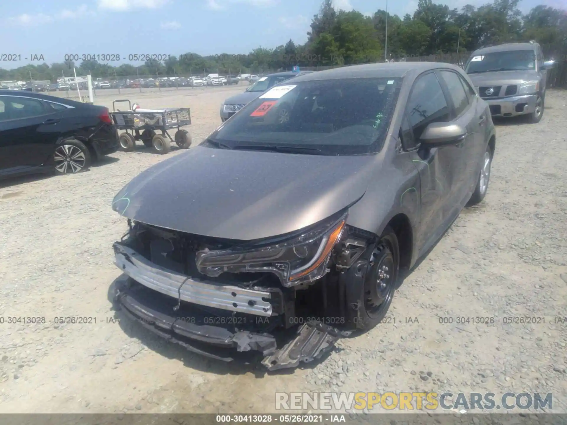 6 Photograph of a damaged car JTNK4RBEXK3067177 TOYOTA COROLLA HATCHBACK 2019