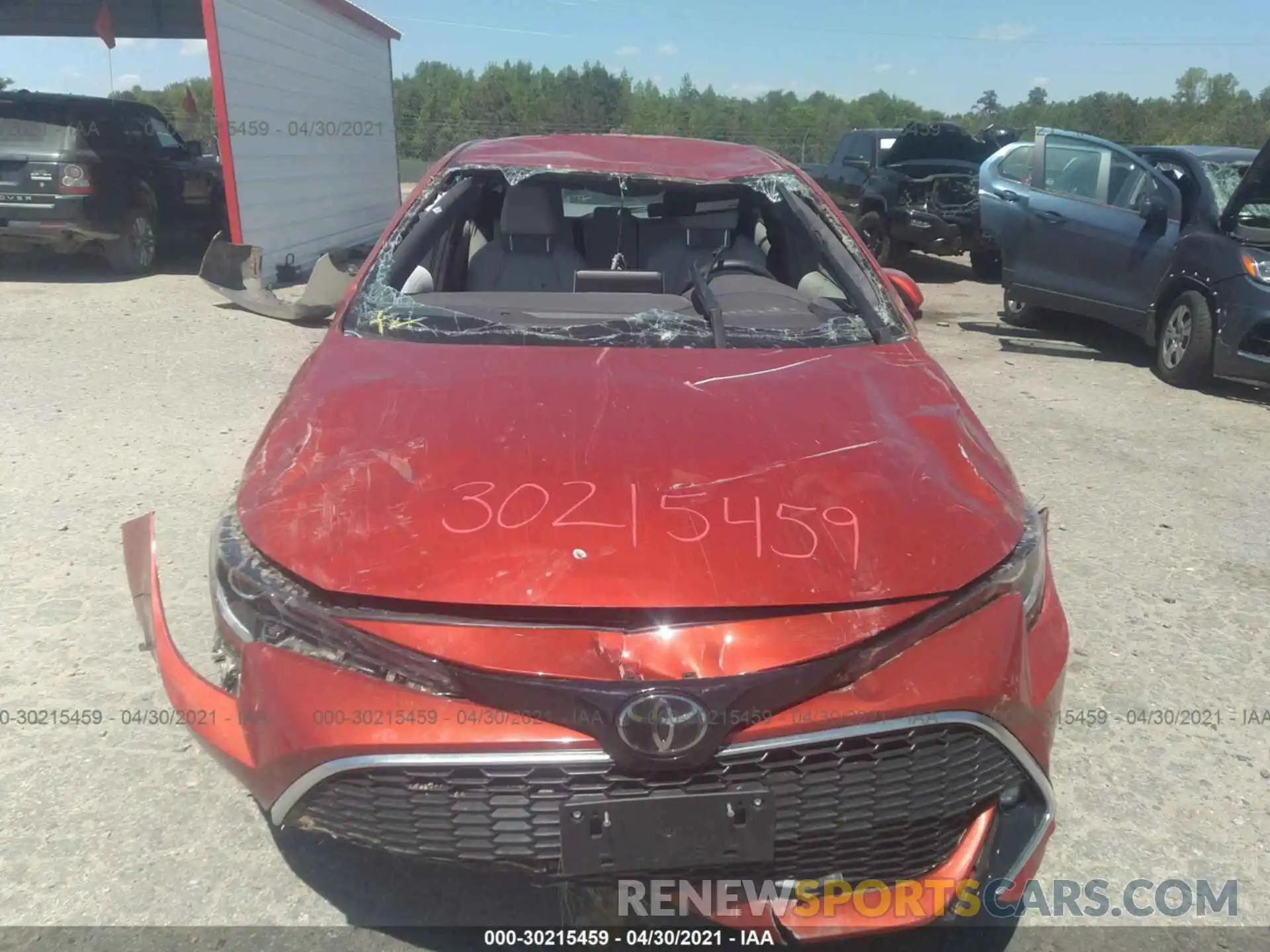 6 Photograph of a damaged car JTNA4RBE8L3084850 TOYOTA COROLLA HATCHBACK 2020