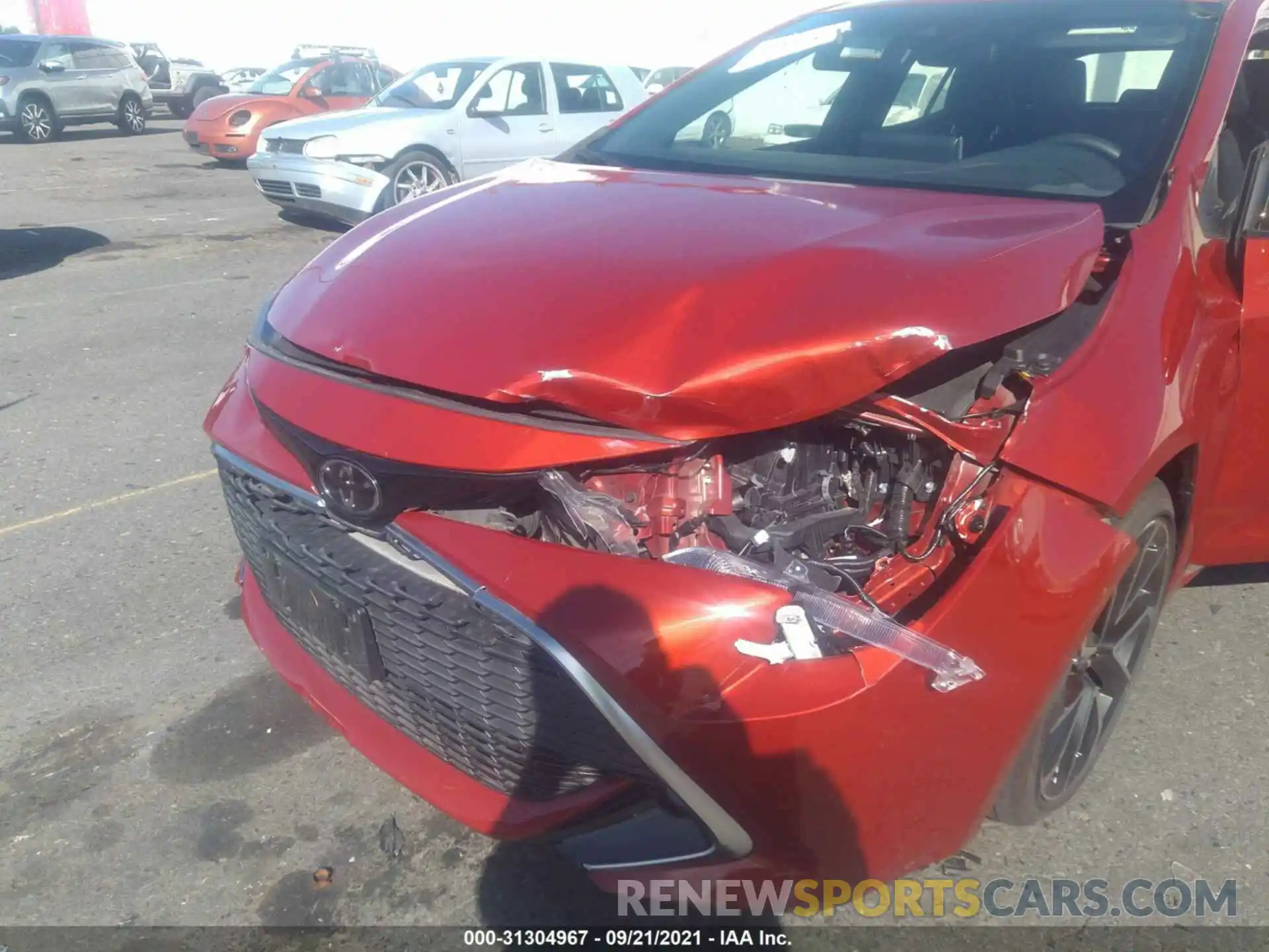 6 Photograph of a damaged car JTNA4RBEXL3086616 TOYOTA COROLLA HATCHBACK 2020