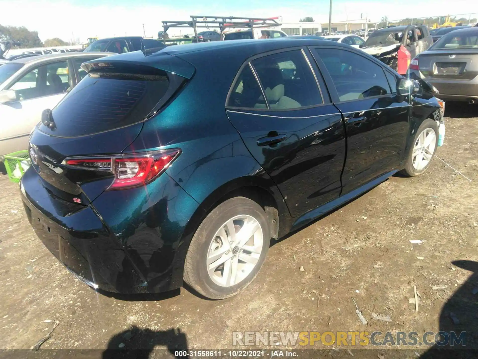 4 Photograph of a damaged car JTNB4RBE2L3082340 TOYOTA COROLLA HATCHBACK 2020