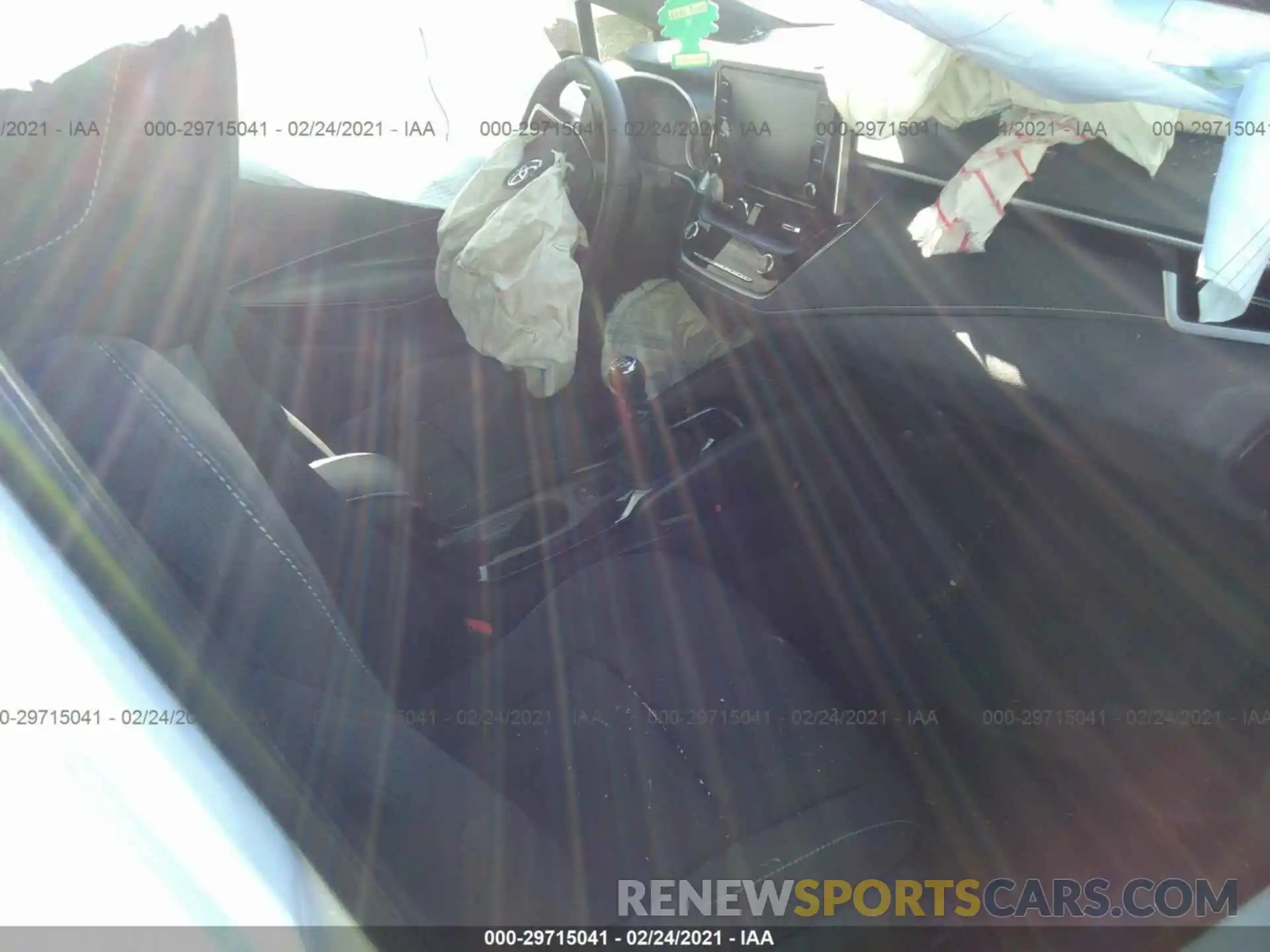5 Фотография поврежденного автомобиля JTNB4RBE3L3076241 TOYOTA COROLLA HATCHBACK 2020