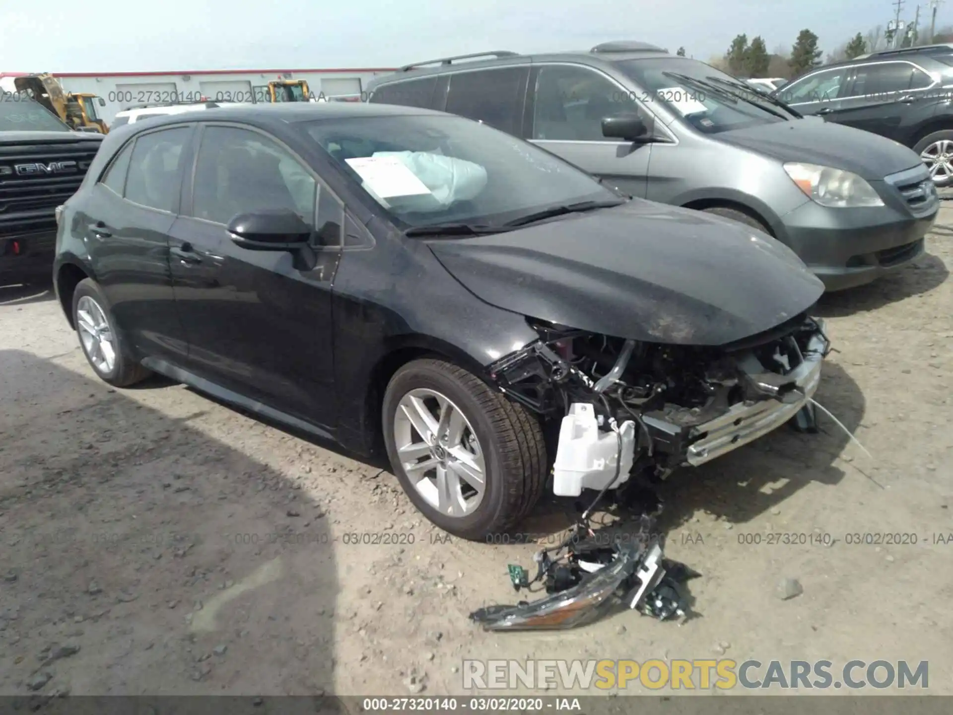 1 Photograph of a damaged car JTNB4RBE3L3089166 TOYOTA COROLLA HATCHBACK 2020