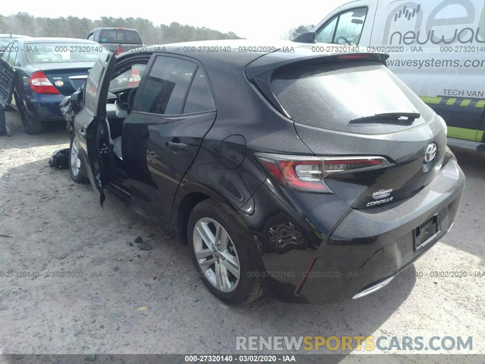 3 Photograph of a damaged car JTNB4RBE3L3089166 TOYOTA COROLLA HATCHBACK 2020