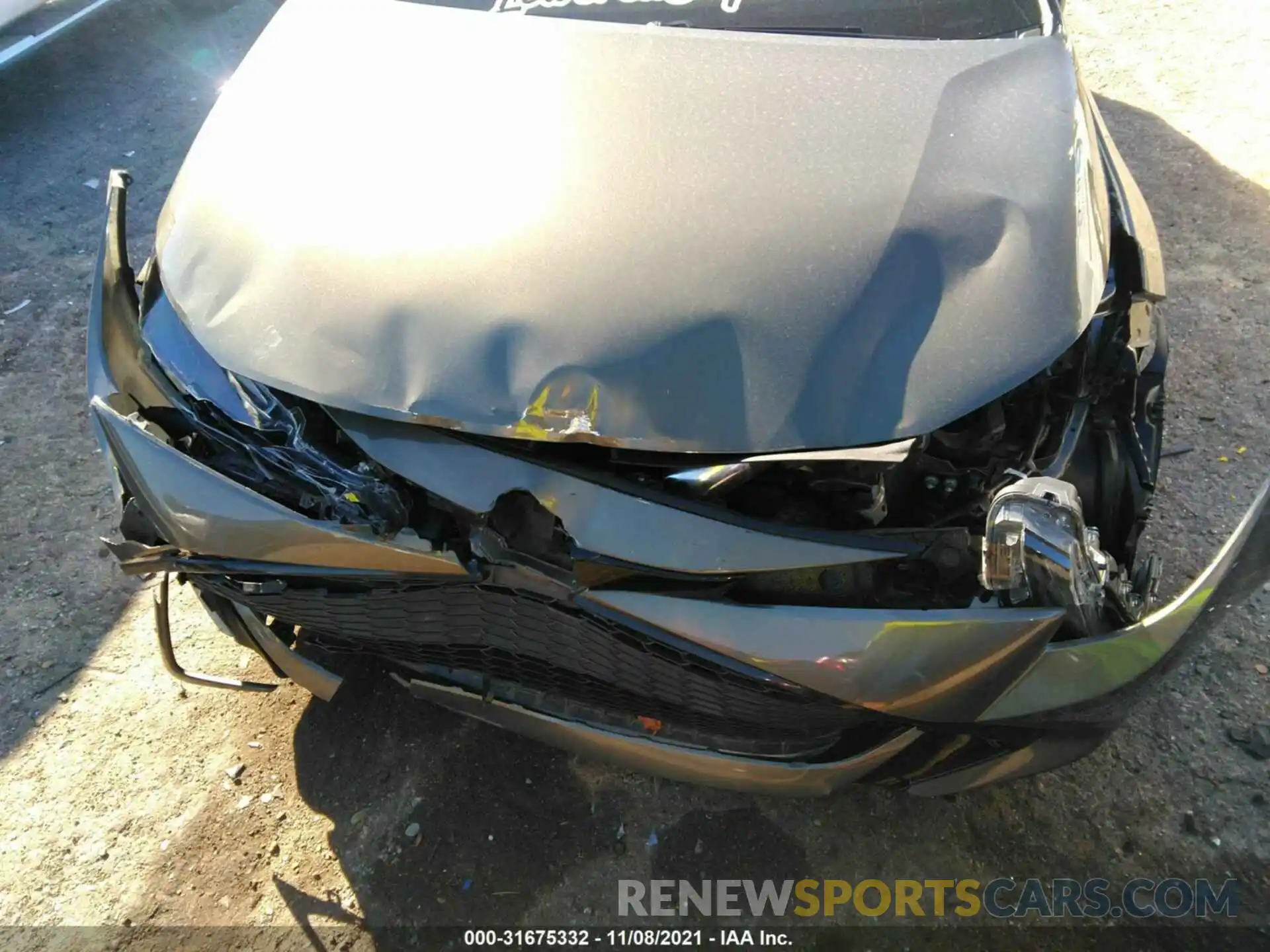 6 Photograph of a damaged car JTNB4RBE7L3085282 TOYOTA COROLLA HATCHBACK 2020