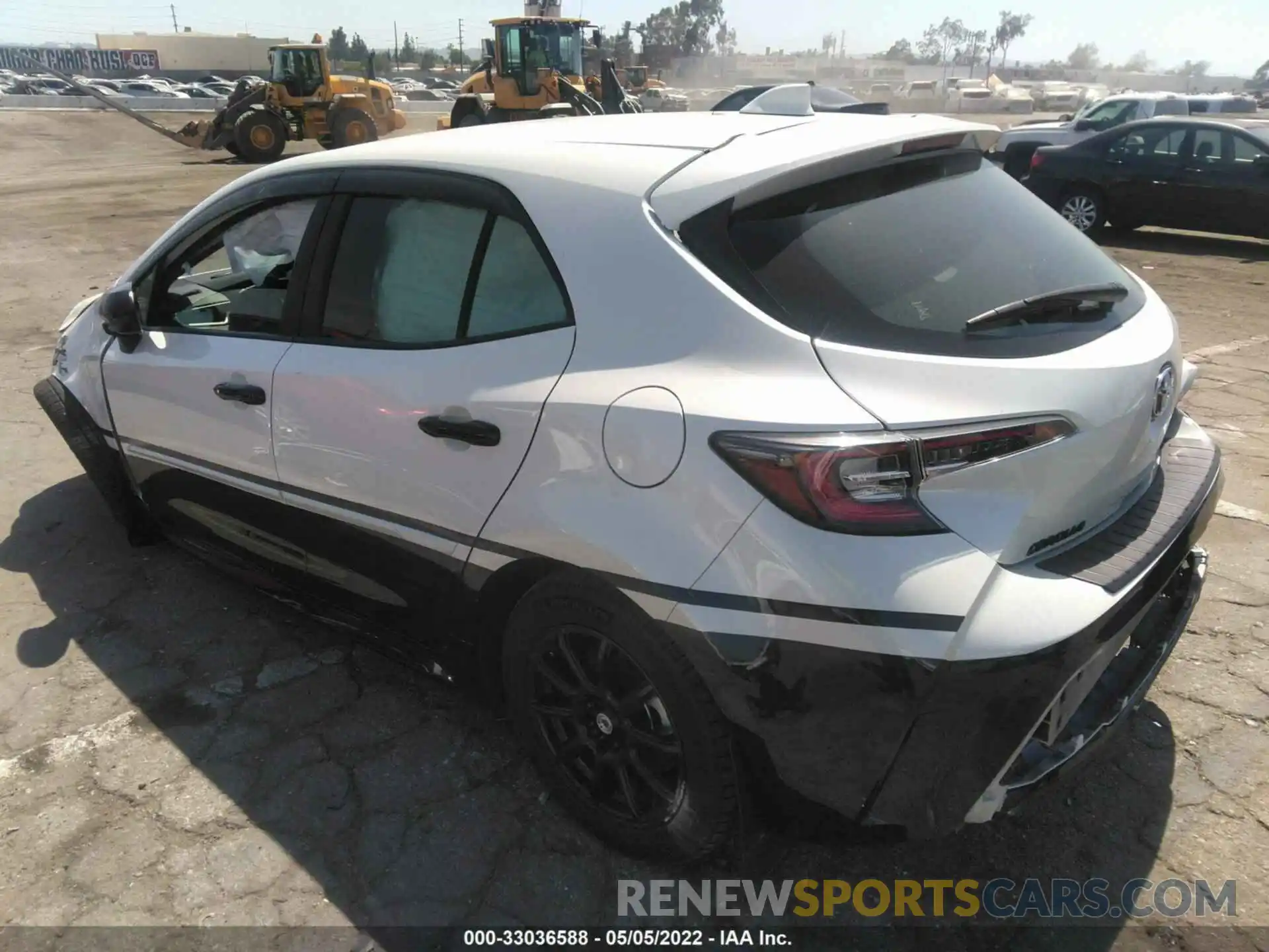 3 Photograph of a damaged car JTNB4RBE9L3091102 TOYOTA COROLLA HATCHBACK 2020