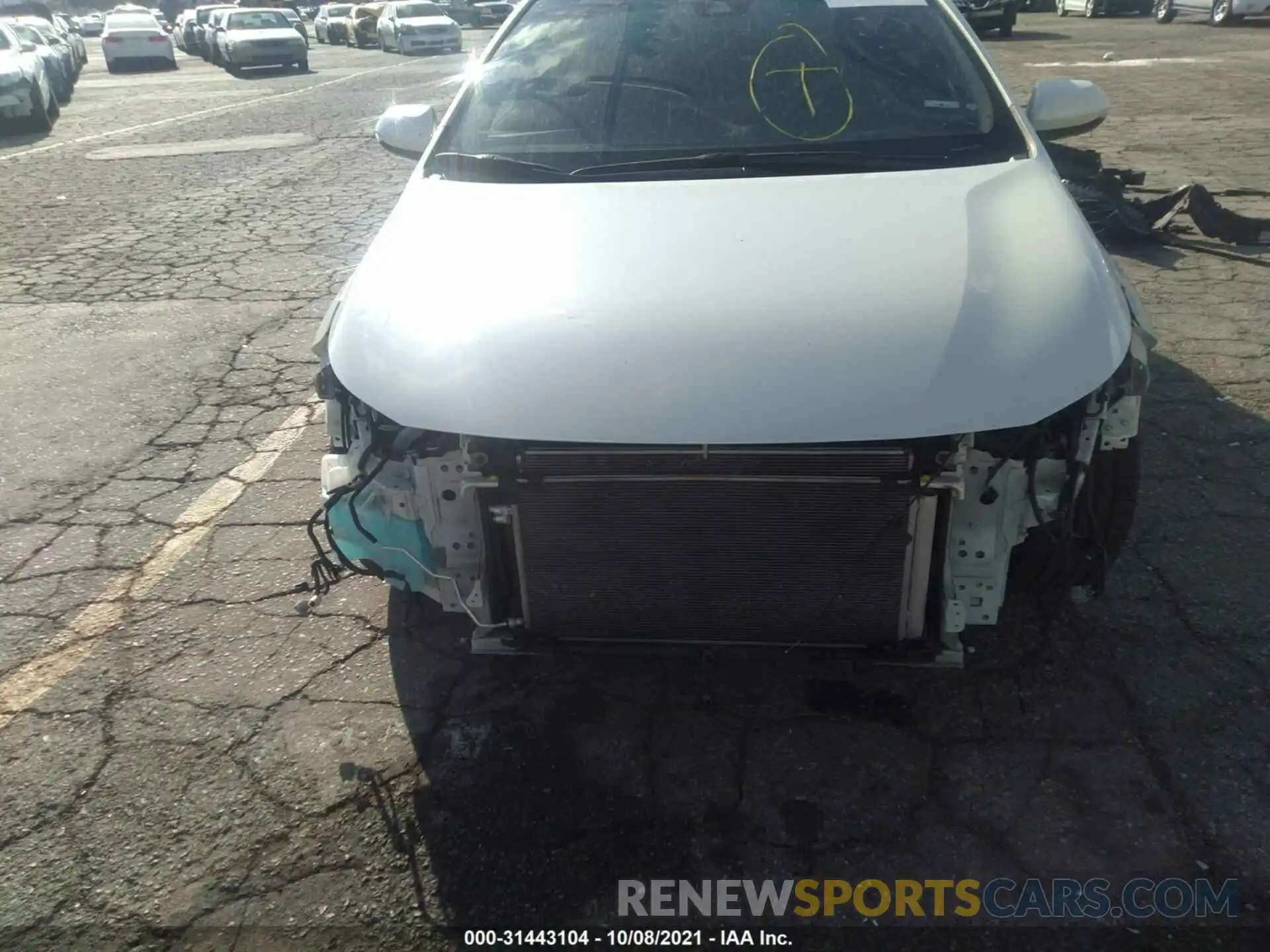 6 Photograph of a damaged car JTNC4RBE0L3085161 TOYOTA COROLLA HATCHBACK 2020