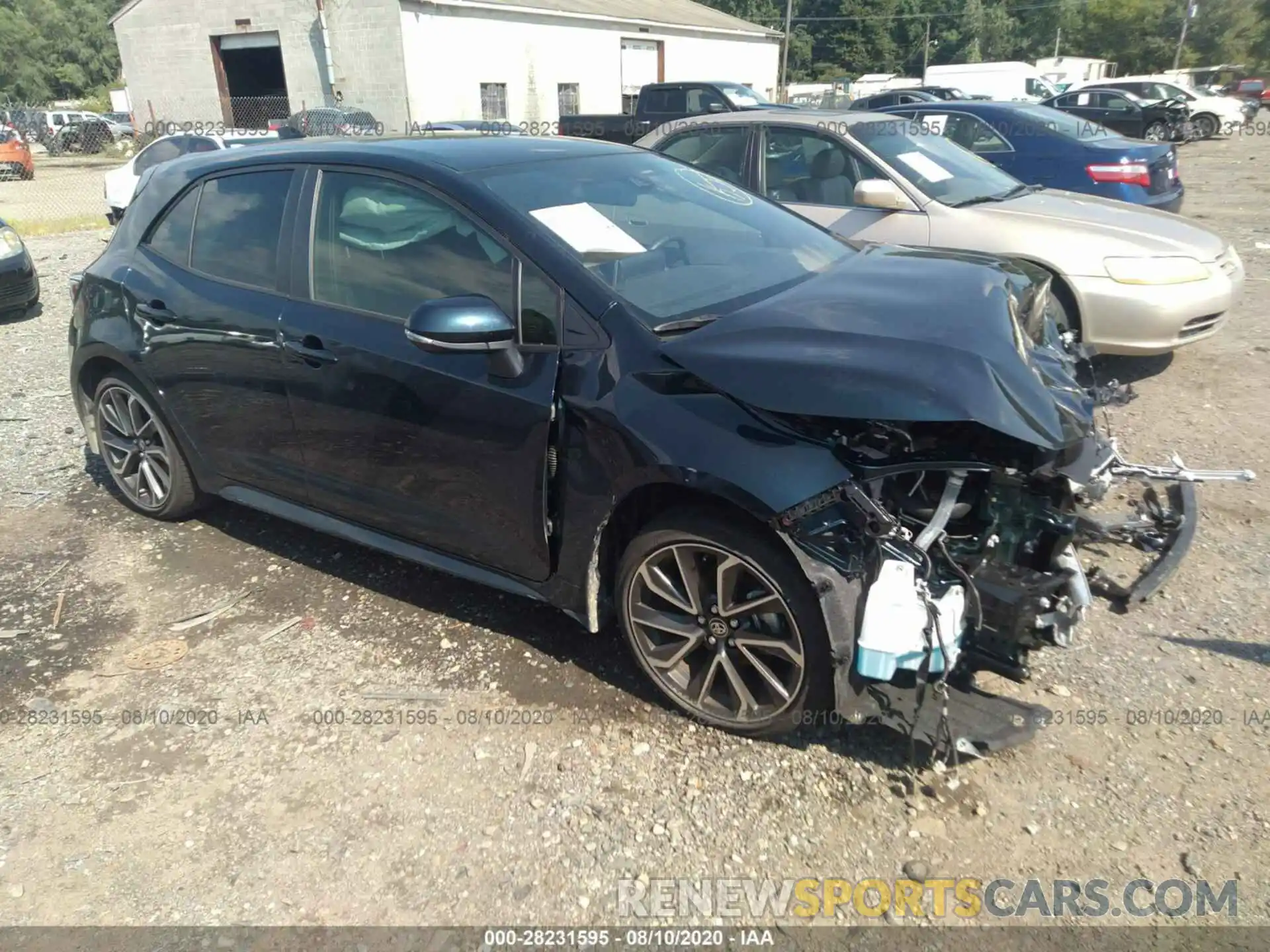 1 Photograph of a damaged car JTNC4RBE1L3076422 TOYOTA COROLLA HATCHBACK 2020