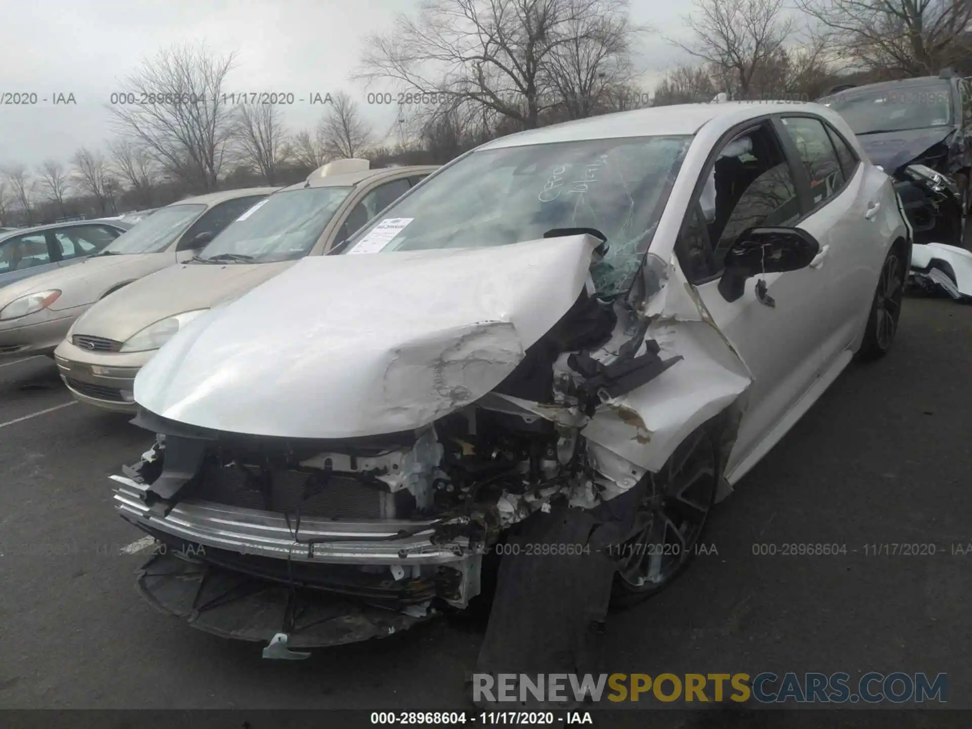 2 Фотография поврежденного автомобиля JTNC4RBE2L3080432 TOYOTA COROLLA HATCHBACK 2020