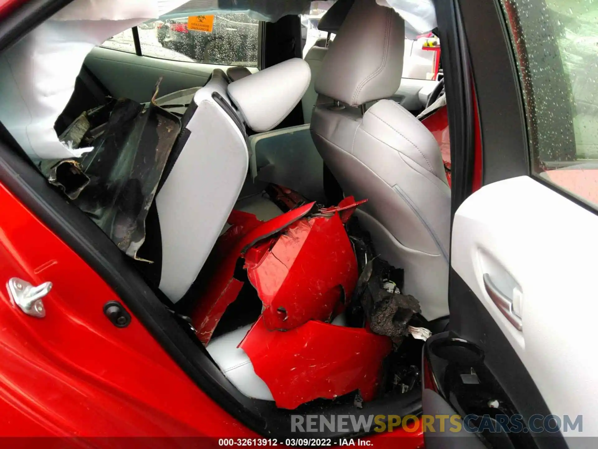 8 Photograph of a damaged car JTNC4RBE2L3089132 TOYOTA COROLLA HATCHBACK 2020