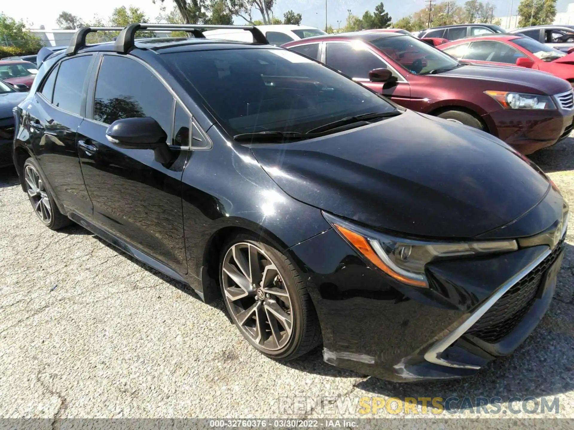 1 Photograph of a damaged car JTNC4RBE5L3081073 TOYOTA COROLLA HATCHBACK 2020