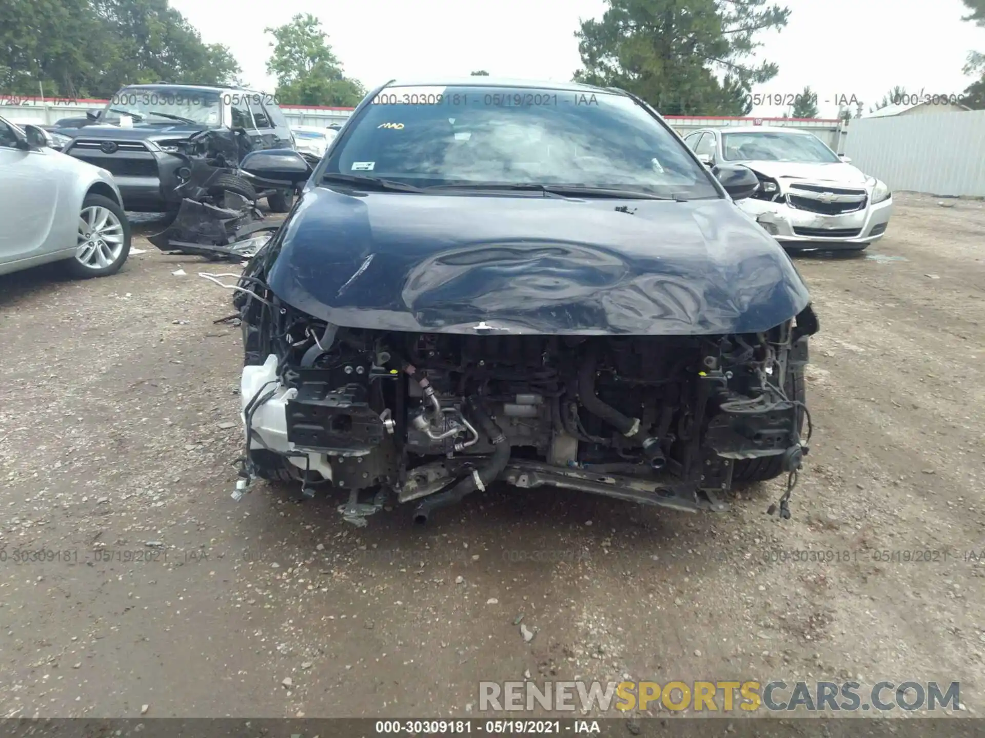 6 Photograph of a damaged car JTNC4RBE5L3085138 TOYOTA COROLLA HATCHBACK 2020