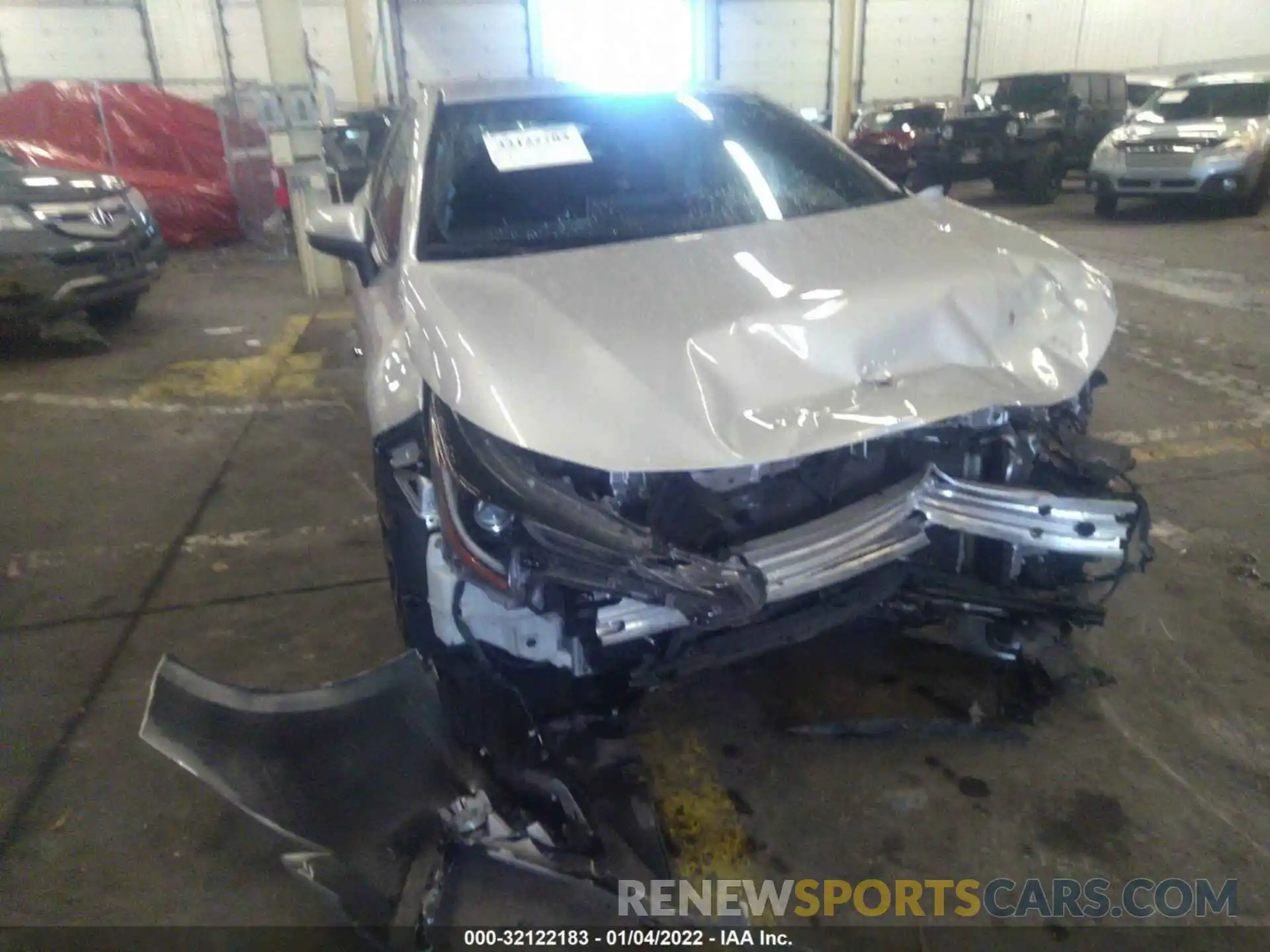 6 Photograph of a damaged car JTNC4RBE5L3090114 TOYOTA COROLLA HATCHBACK 2020