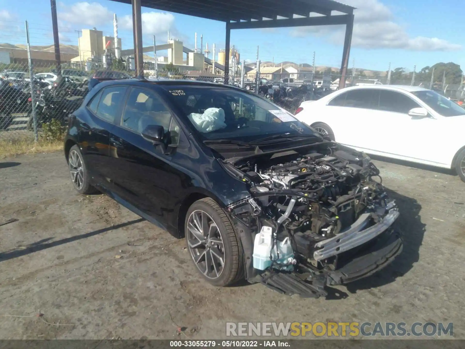 1 Photograph of a damaged car JTNC4RBE6L3077341 TOYOTA COROLLA HATCHBACK 2020