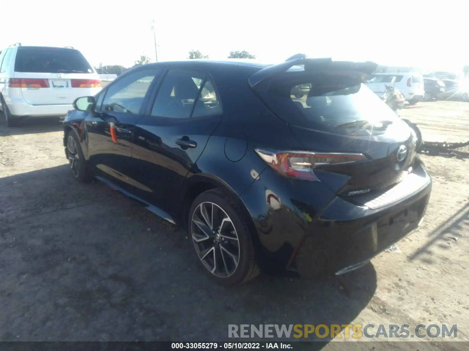 3 Photograph of a damaged car JTNC4RBE6L3077341 TOYOTA COROLLA HATCHBACK 2020