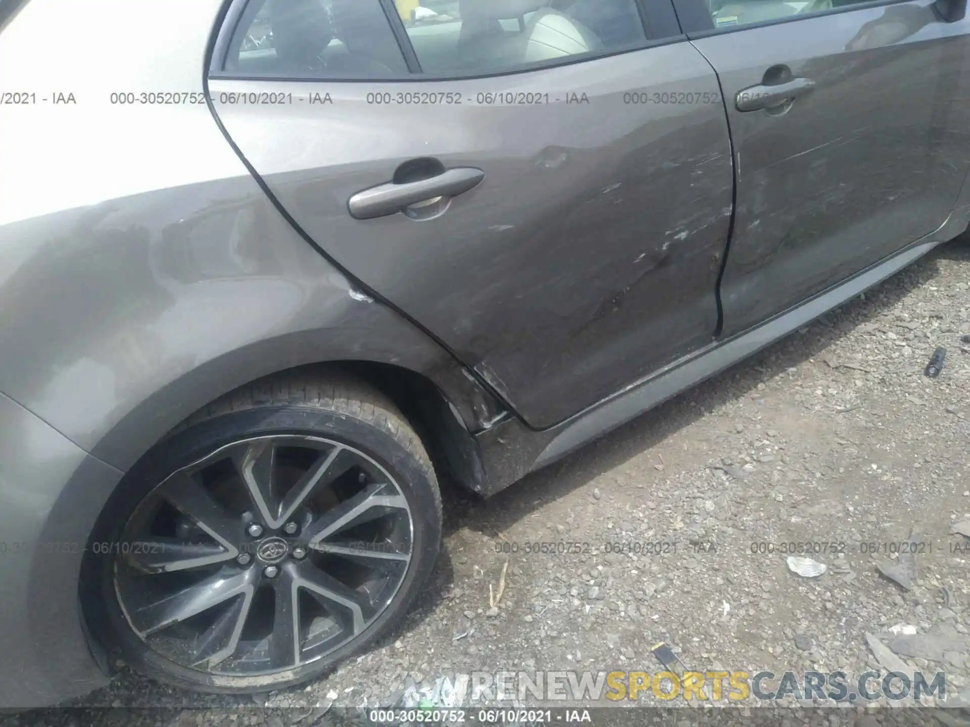 6 Photograph of a damaged car JTNC4RBE6L3079350 TOYOTA COROLLA HATCHBACK 2020