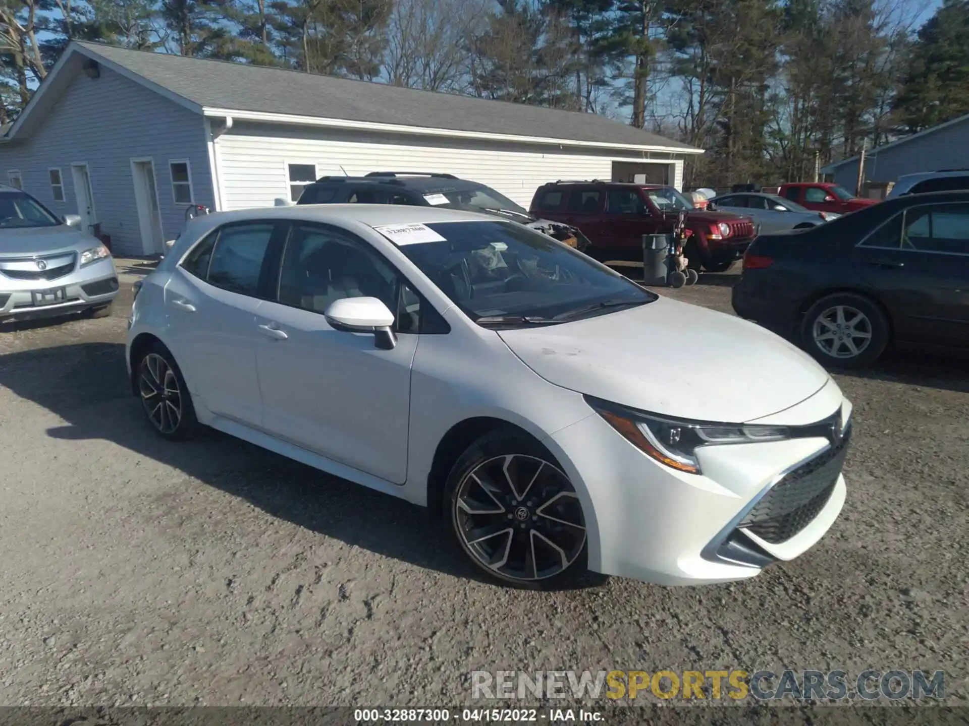 1 Photograph of a damaged car JTNC4RBE6L3095161 TOYOTA COROLLA HATCHBACK 2020