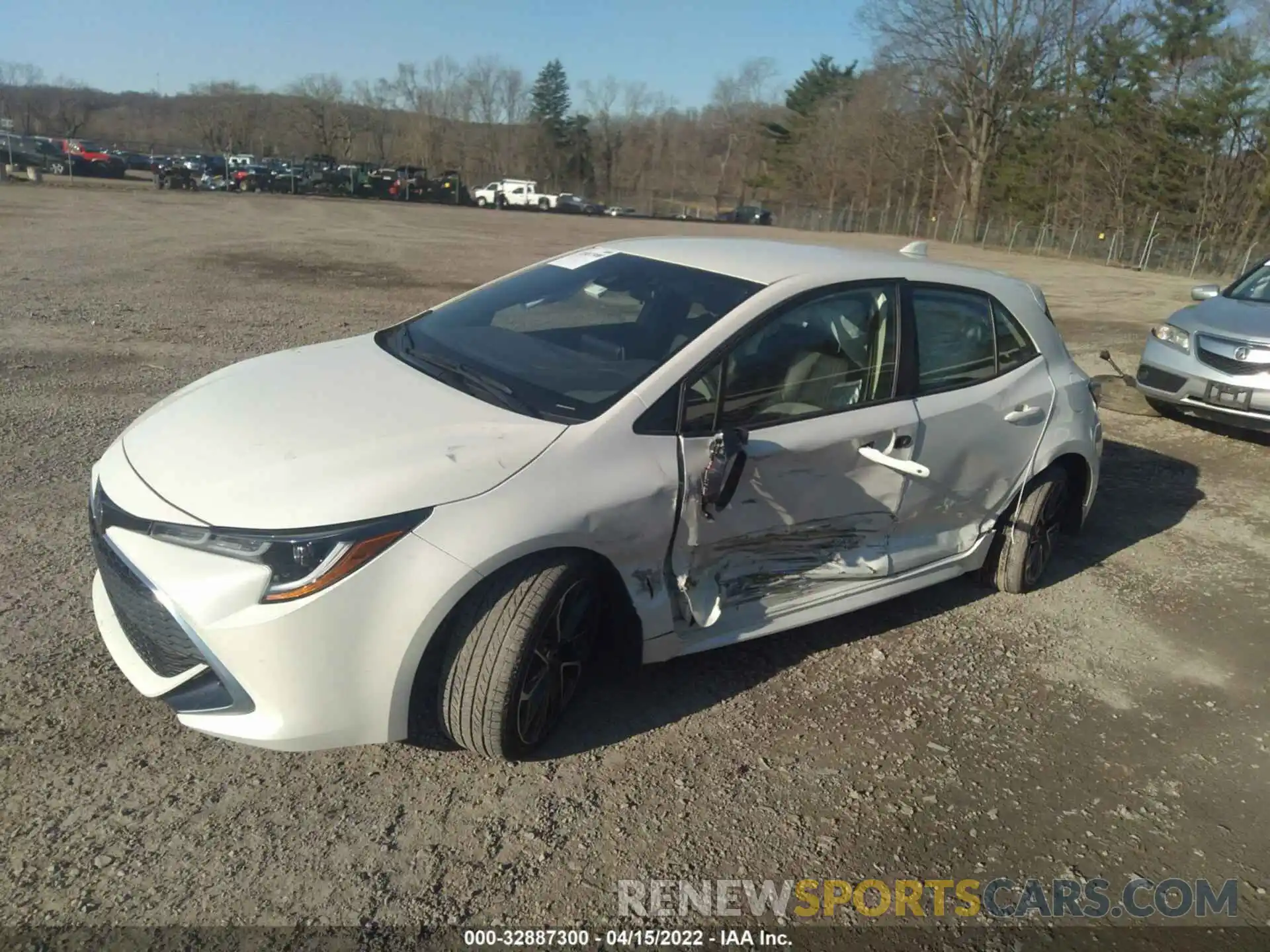 2 Photograph of a damaged car JTNC4RBE6L3095161 TOYOTA COROLLA HATCHBACK 2020