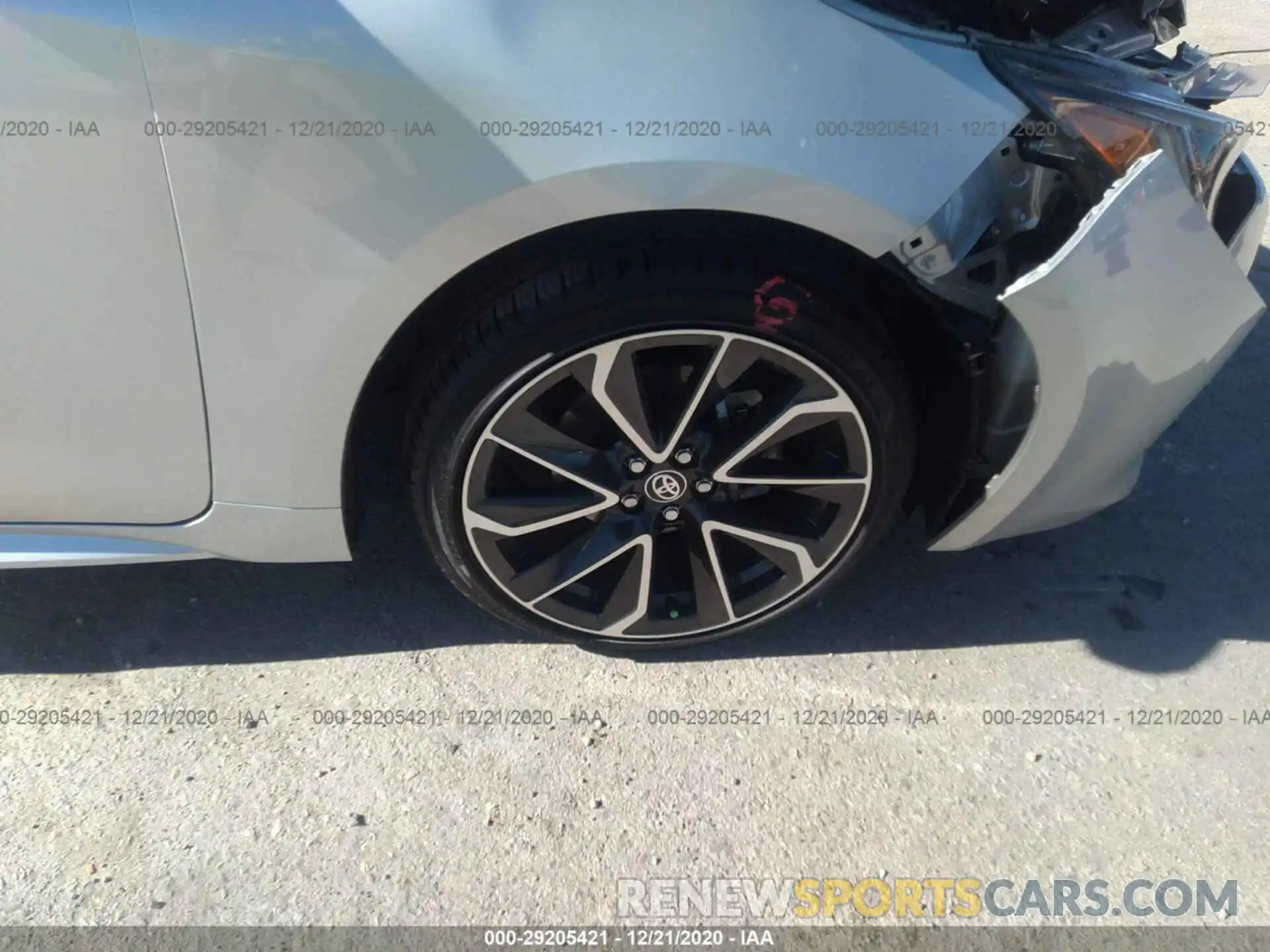 14 Photograph of a damaged car JTNC4RBE7L3081608 TOYOTA COROLLA HATCHBACK 2020