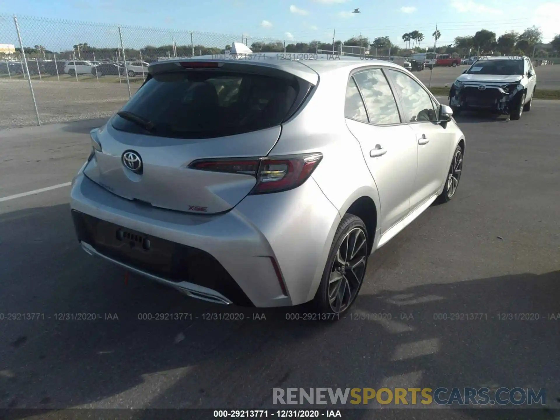 6 Photograph of a damaged car JTNC4RBE7L3101713 TOYOTA COROLLA HATCHBACK 2020