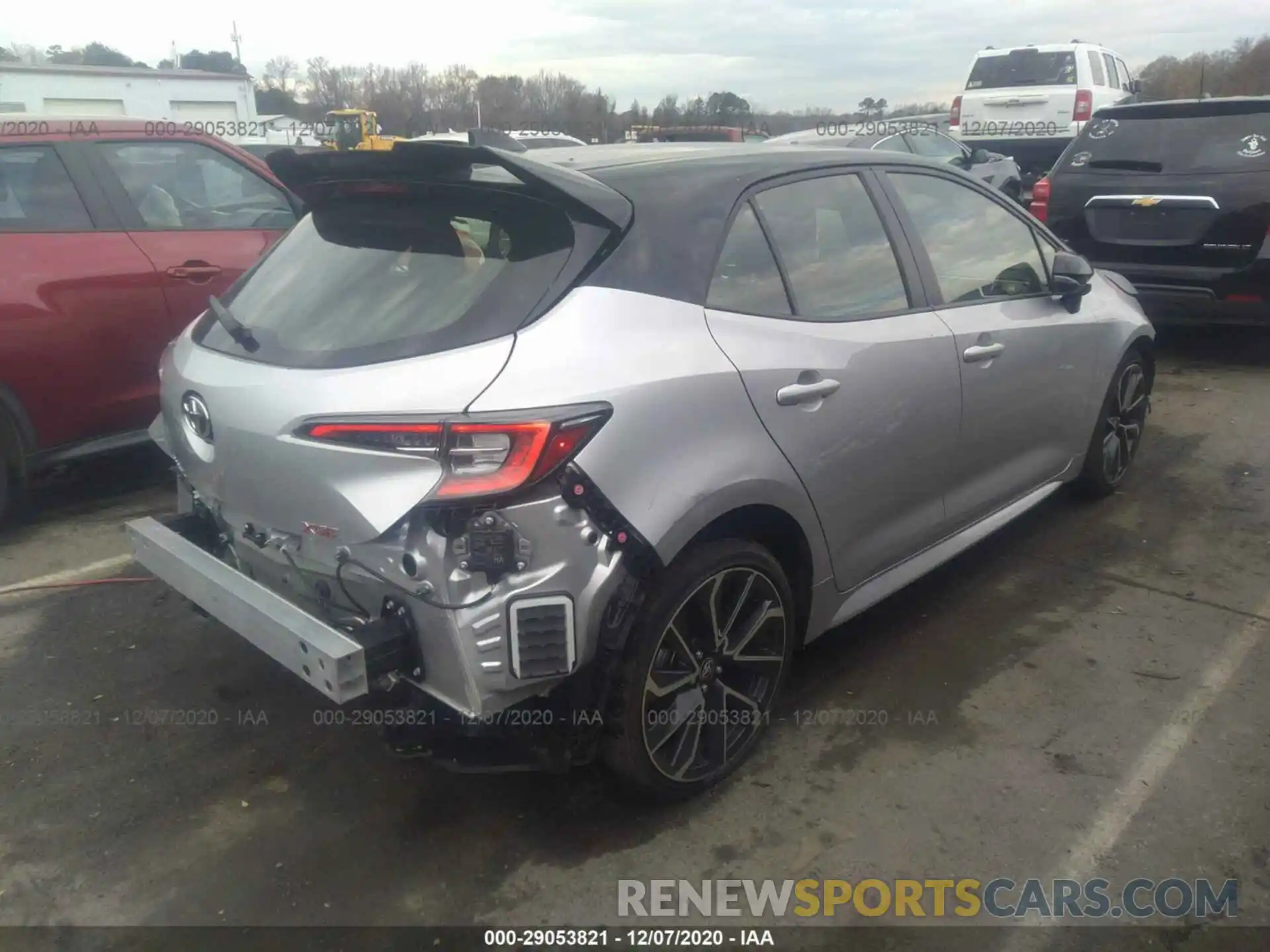 4 Photograph of a damaged car JTNC4RBE8L3096831 TOYOTA COROLLA HATCHBACK 2020