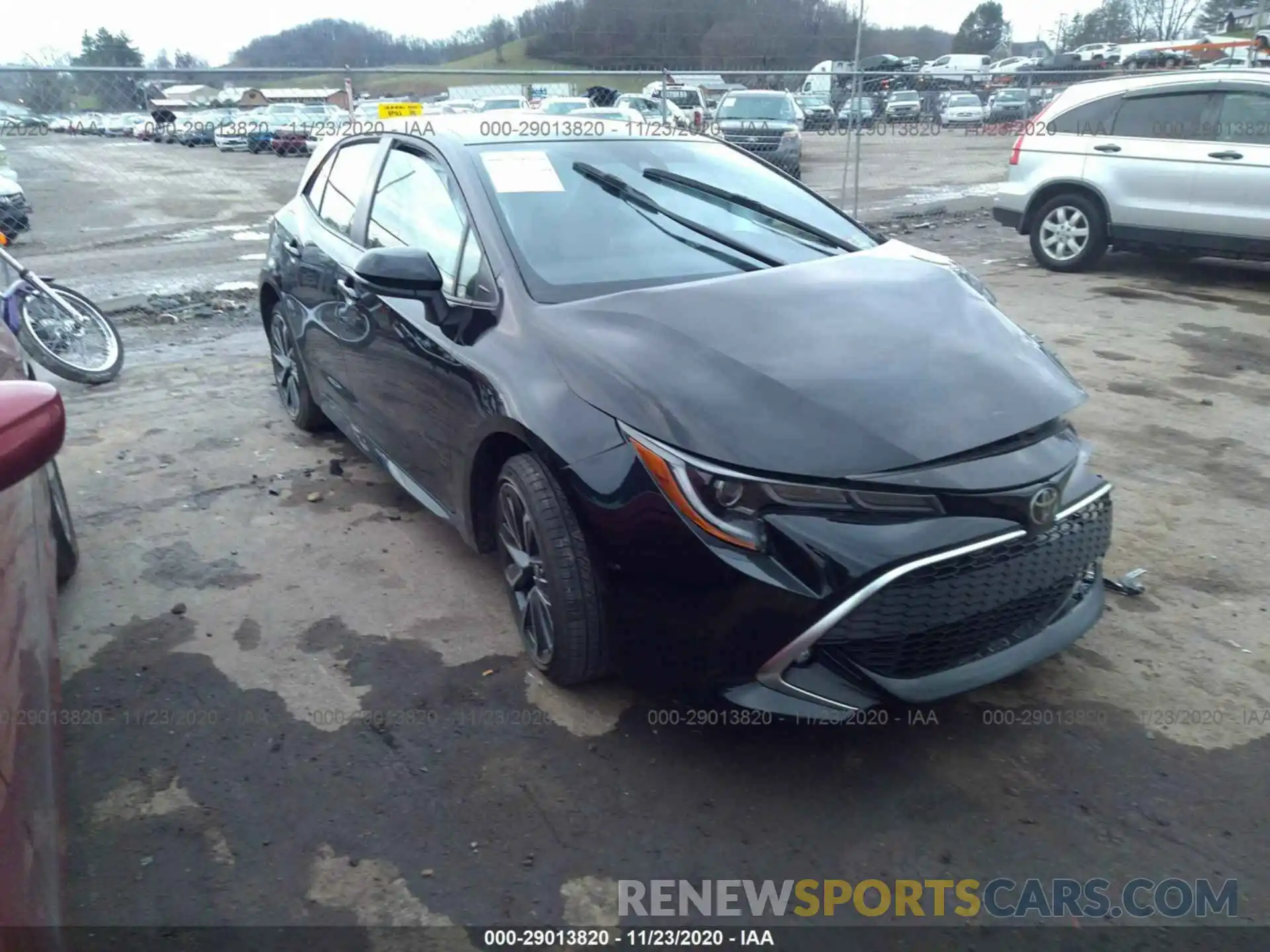 1 Photograph of a damaged car JTNC4RBE8L3097266 TOYOTA COROLLA HATCHBACK 2020