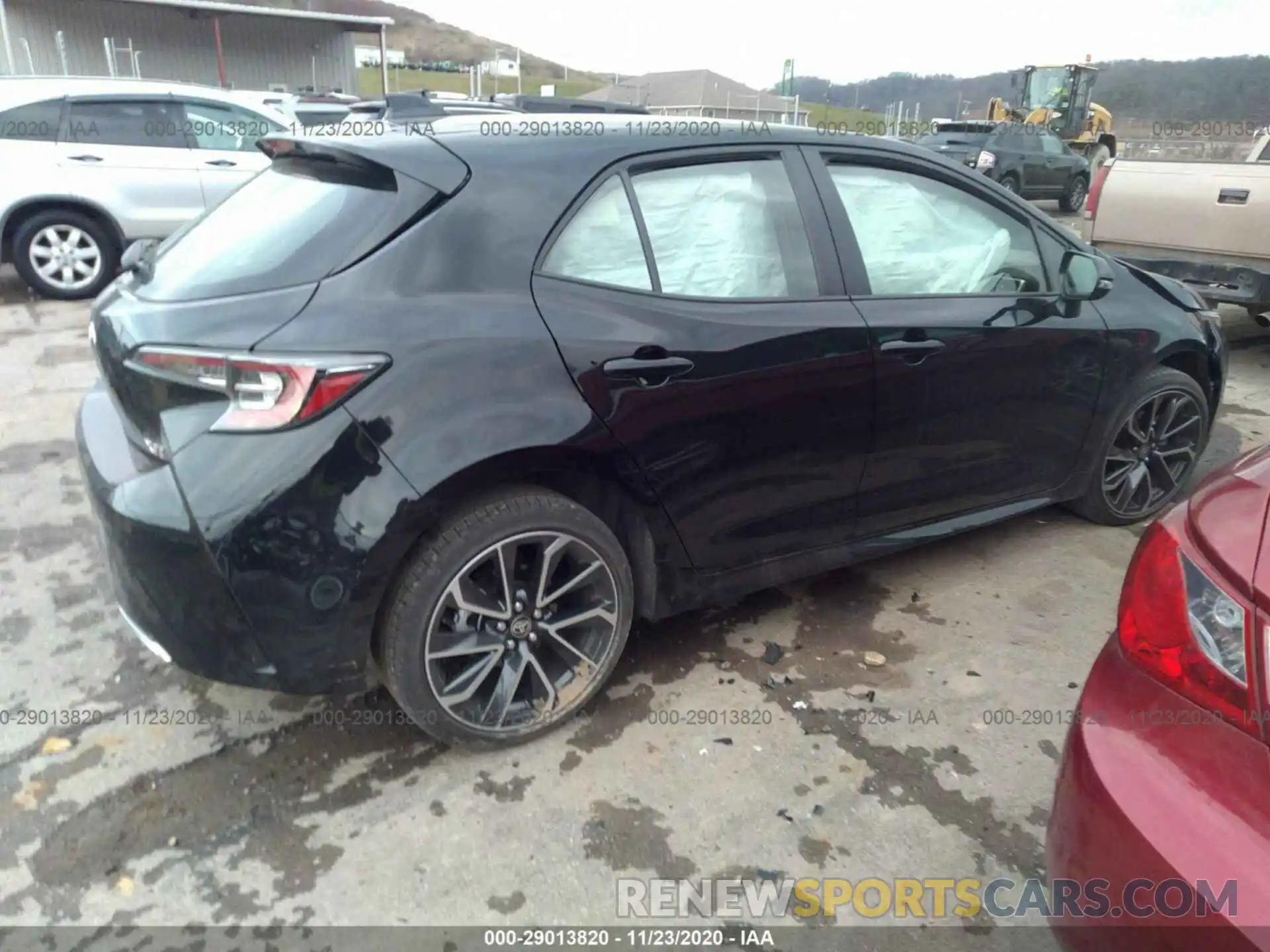 4 Photograph of a damaged car JTNC4RBE8L3097266 TOYOTA COROLLA HATCHBACK 2020