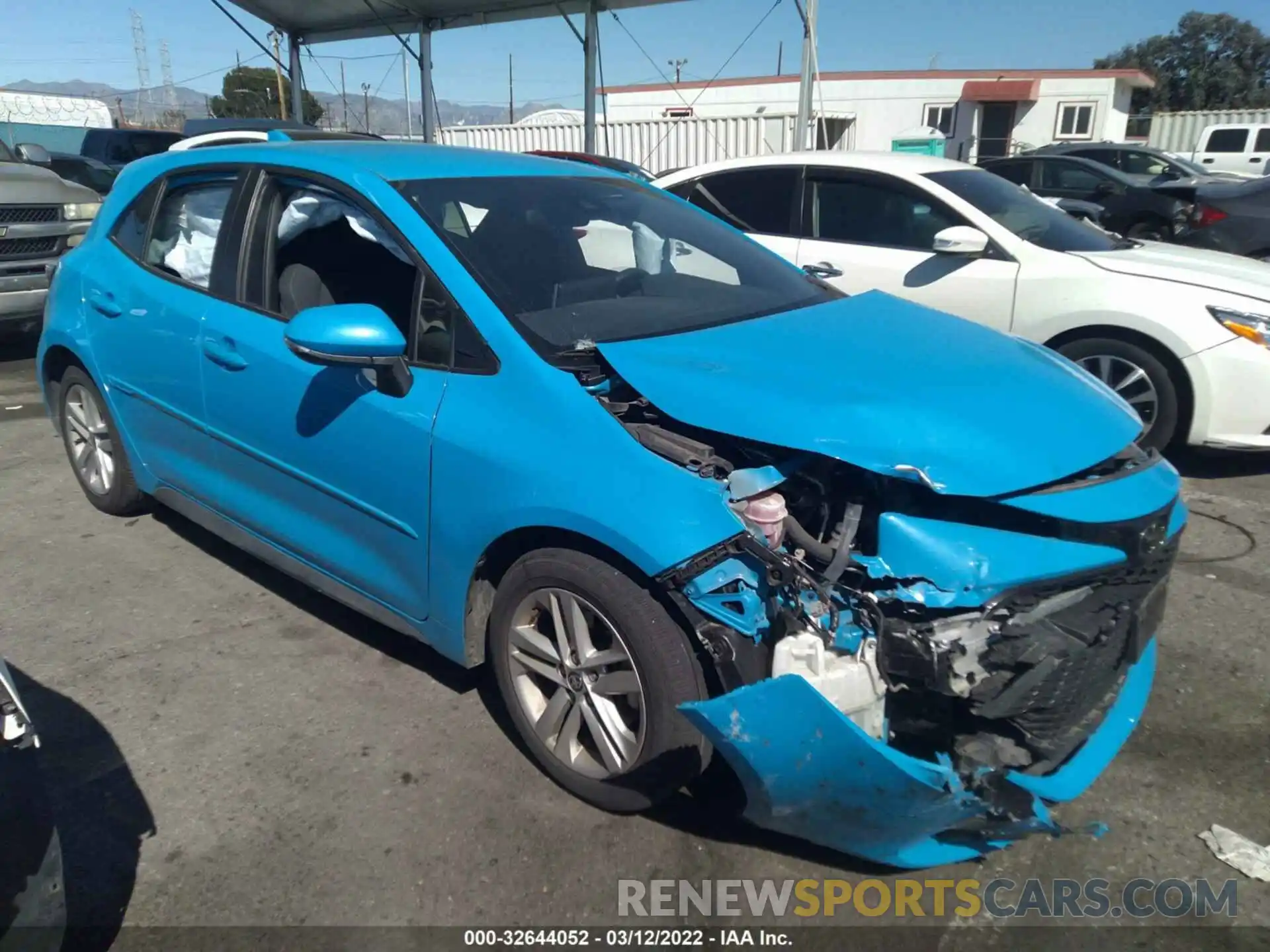 1 Photograph of a damaged car JTND4RBE0L3079672 TOYOTA COROLLA HATCHBACK 2020