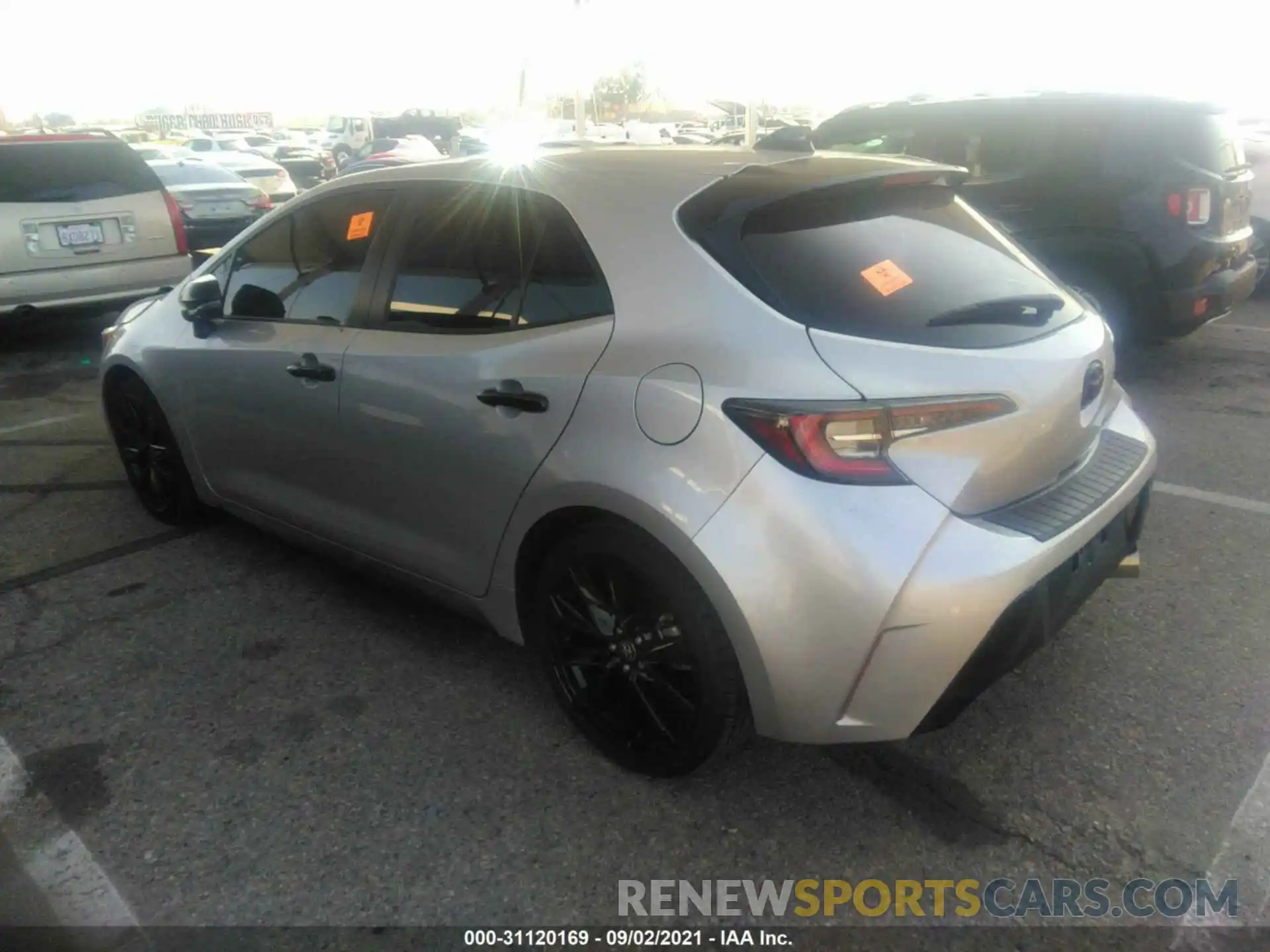 3 Photograph of a damaged car JTND4RBE0L3087139 TOYOTA COROLLA HATCHBACK 2020