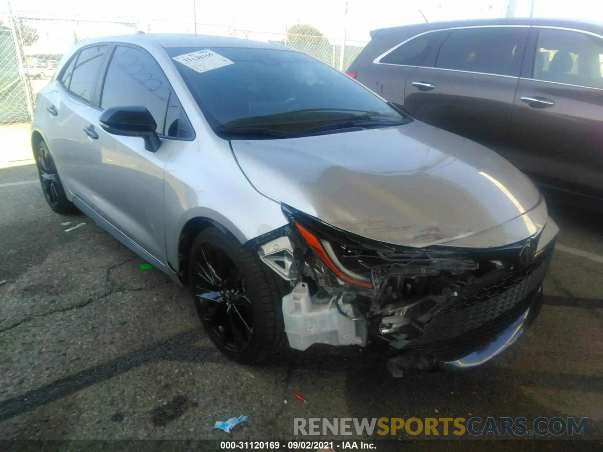 6 Photograph of a damaged car JTND4RBE0L3087139 TOYOTA COROLLA HATCHBACK 2020