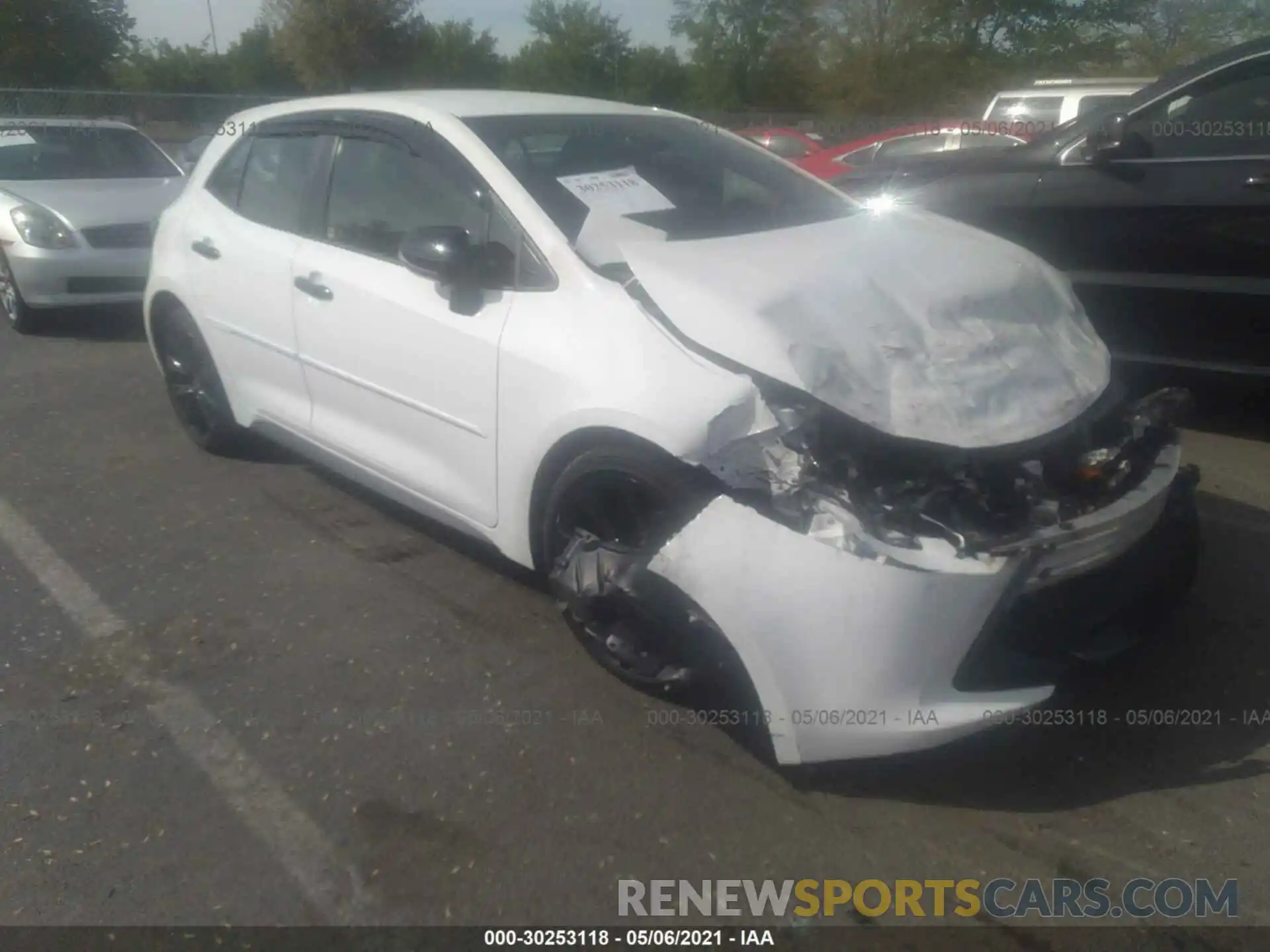 1 Photograph of a damaged car JTND4RBE0L3102769 TOYOTA COROLLA HATCHBACK 2020