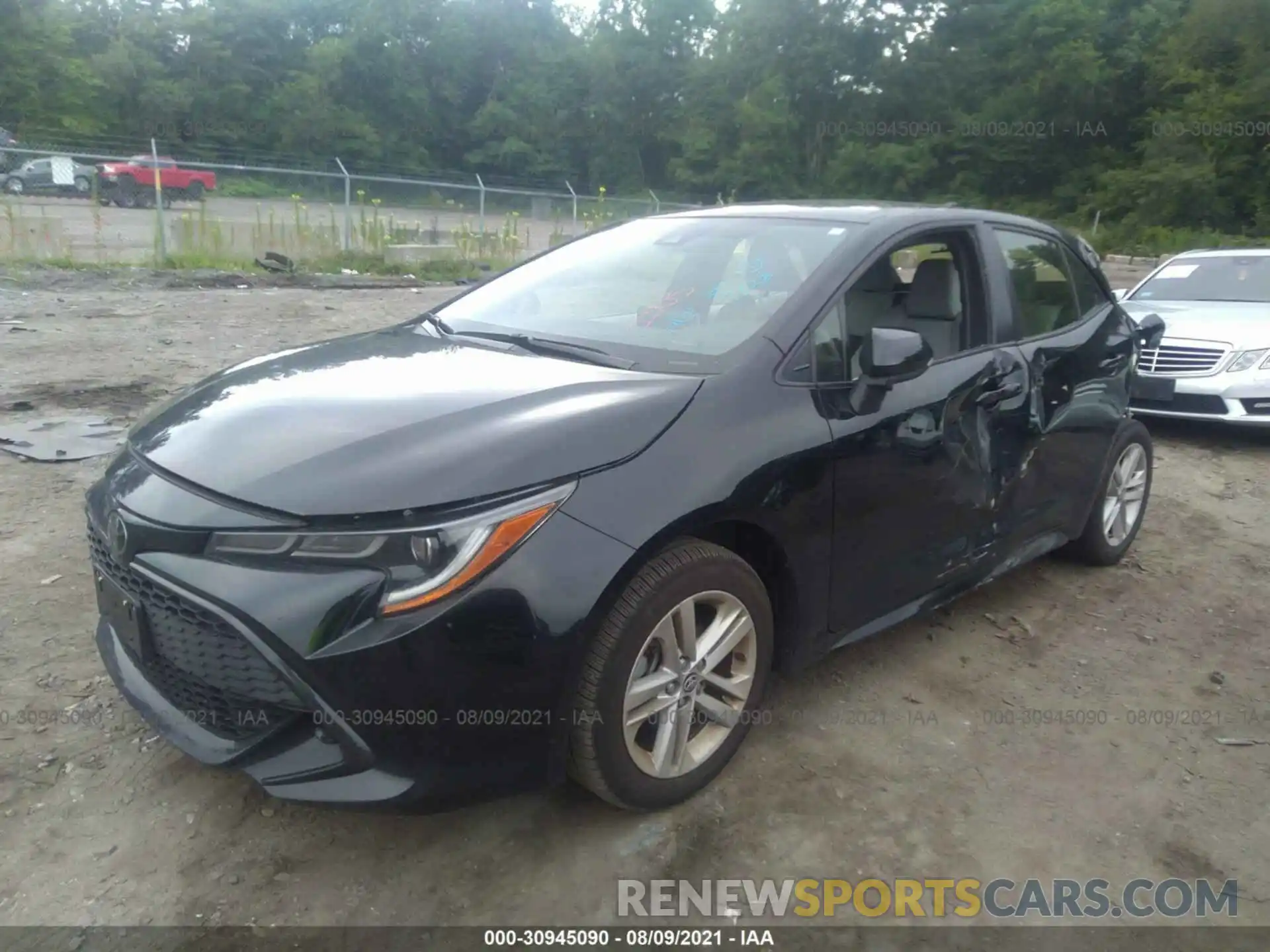 2 Photograph of a damaged car JTND4RBE0L3103646 TOYOTA COROLLA HATCHBACK 2020