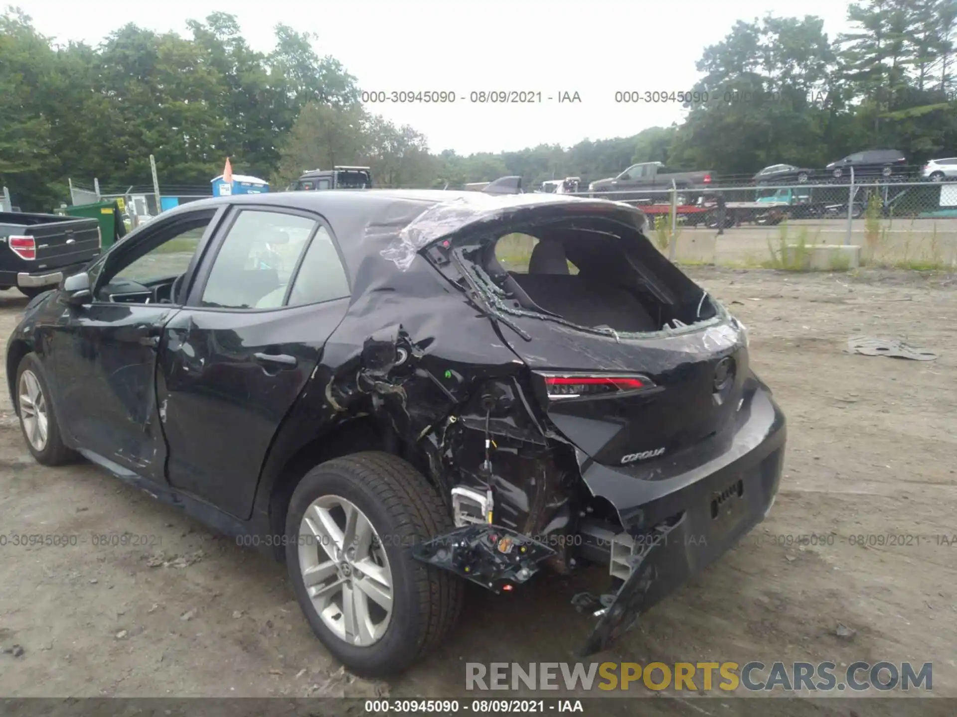 6 Photograph of a damaged car JTND4RBE0L3103646 TOYOTA COROLLA HATCHBACK 2020