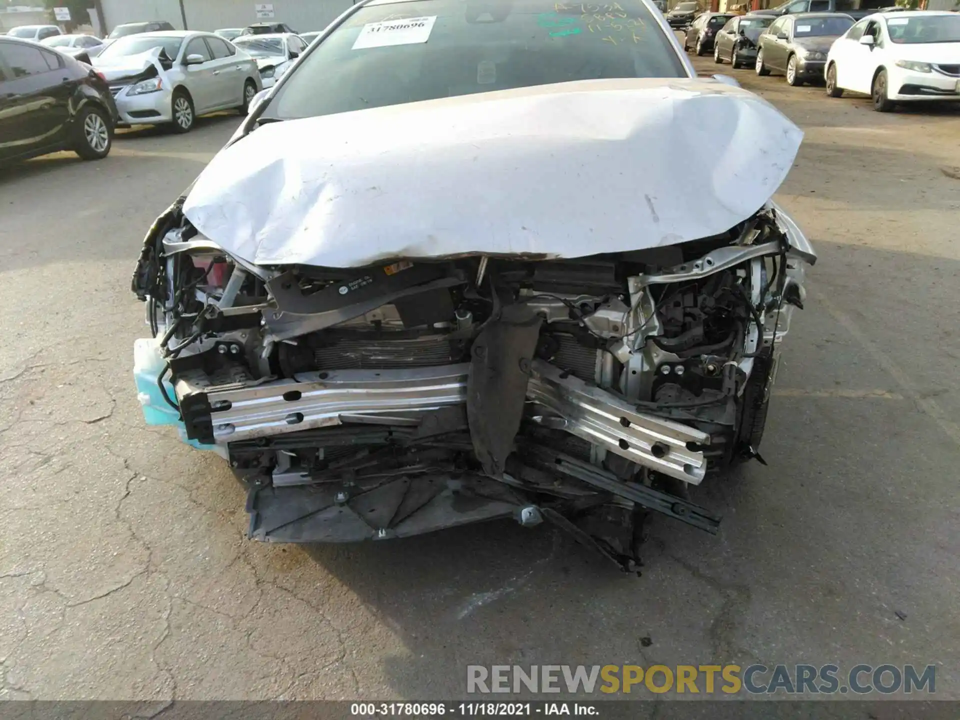 6 Photograph of a damaged car JTND4RBE1L3076909 TOYOTA COROLLA HATCHBACK 2020