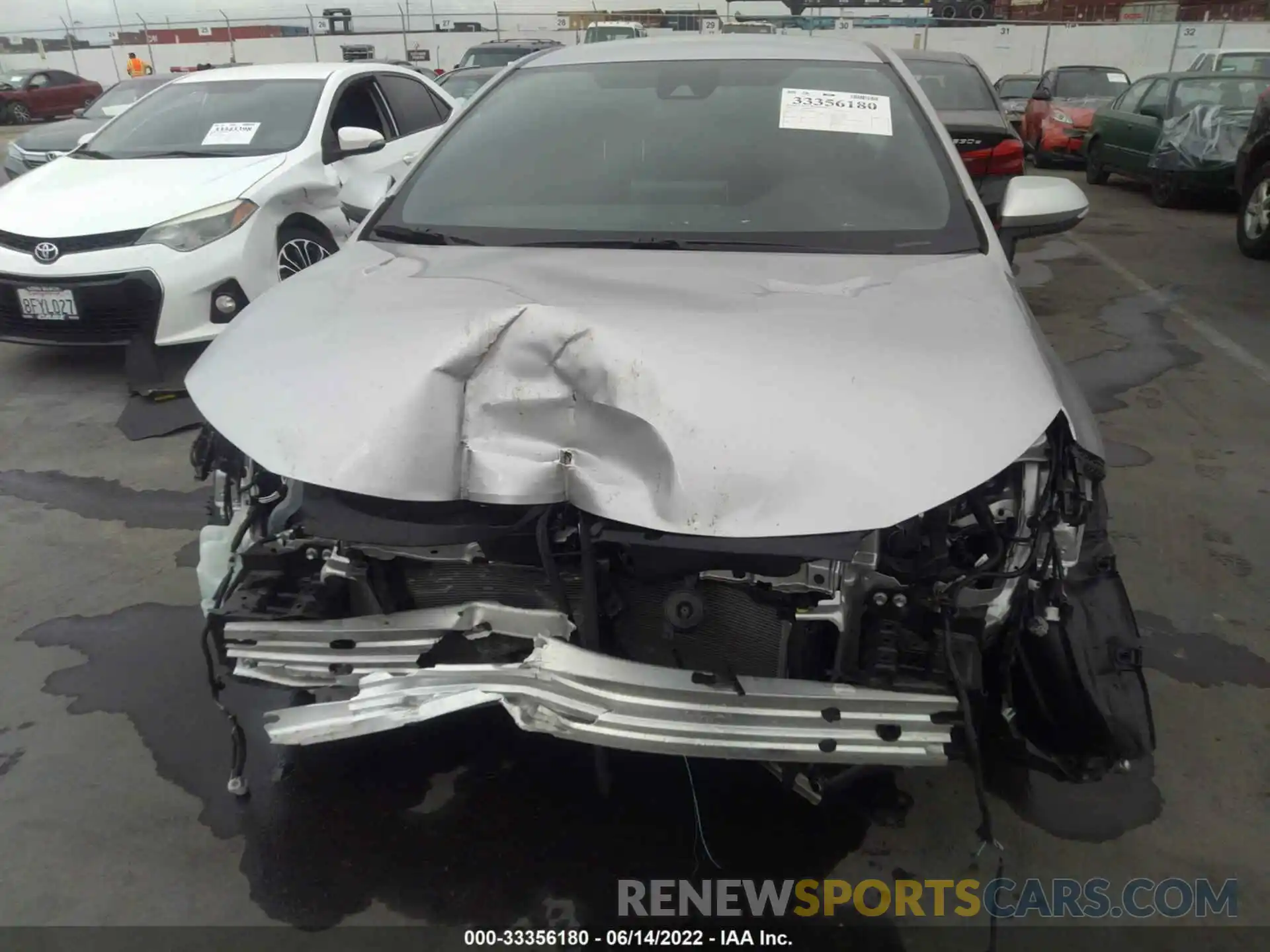 6 Photograph of a damaged car JTND4RBE1L3092608 TOYOTA COROLLA HATCHBACK 2020