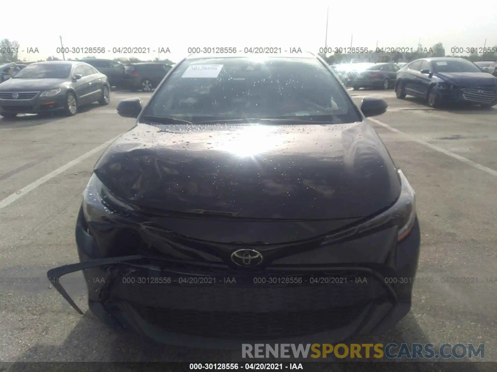 6 Photograph of a damaged car JTND4RBE1L3099073 TOYOTA COROLLA HATCHBACK 2020