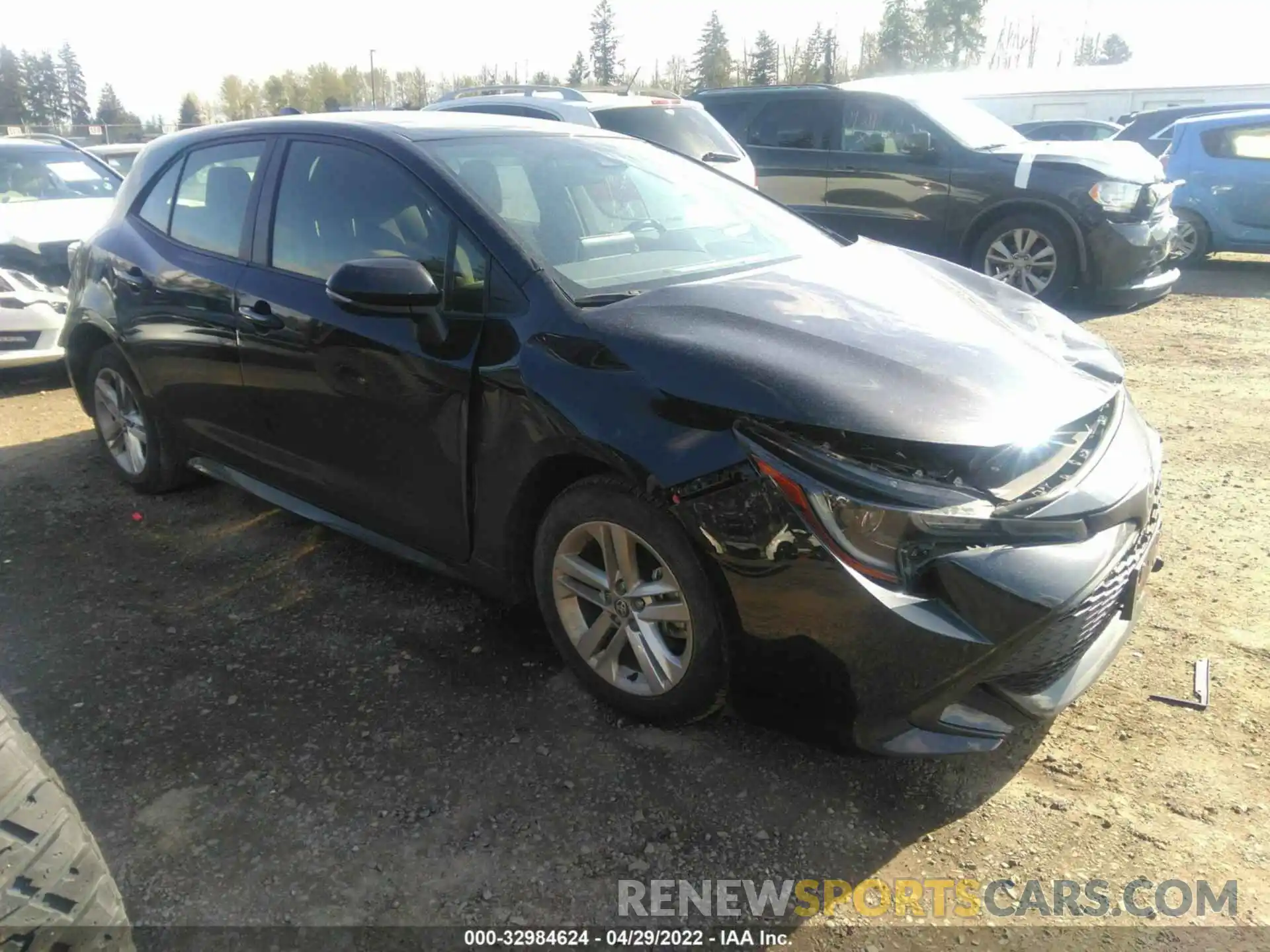 1 Photograph of a damaged car JTND4RBE1L3103977 TOYOTA COROLLA HATCHBACK 2020