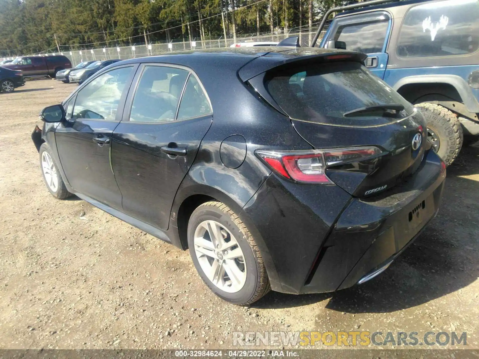 3 Photograph of a damaged car JTND4RBE1L3103977 TOYOTA COROLLA HATCHBACK 2020