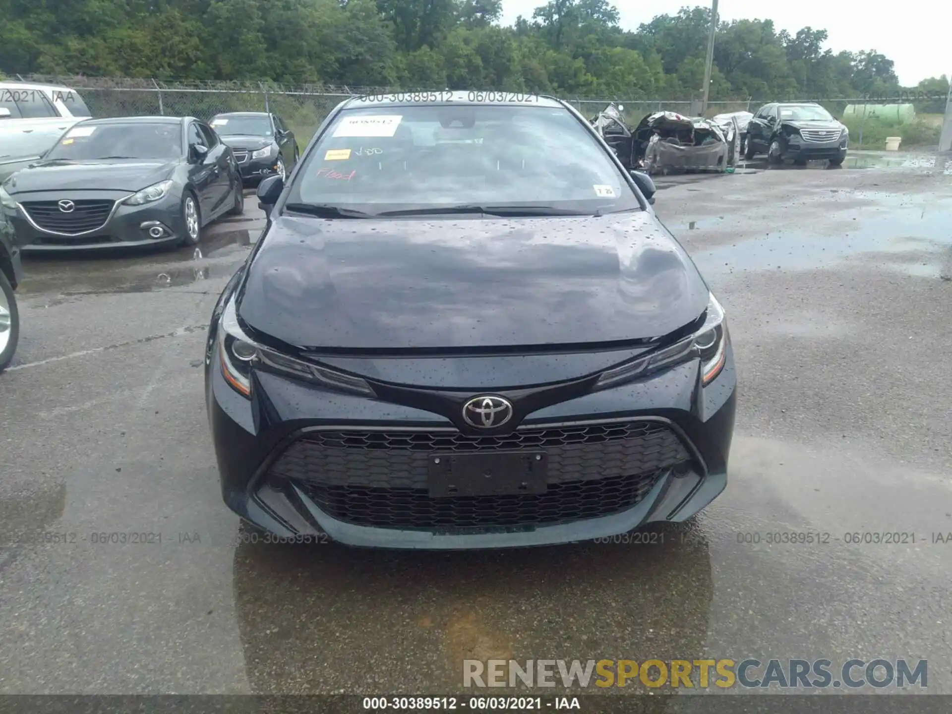 6 Photograph of a damaged car JTND4RBE2L3075185 TOYOTA COROLLA HATCHBACK 2020