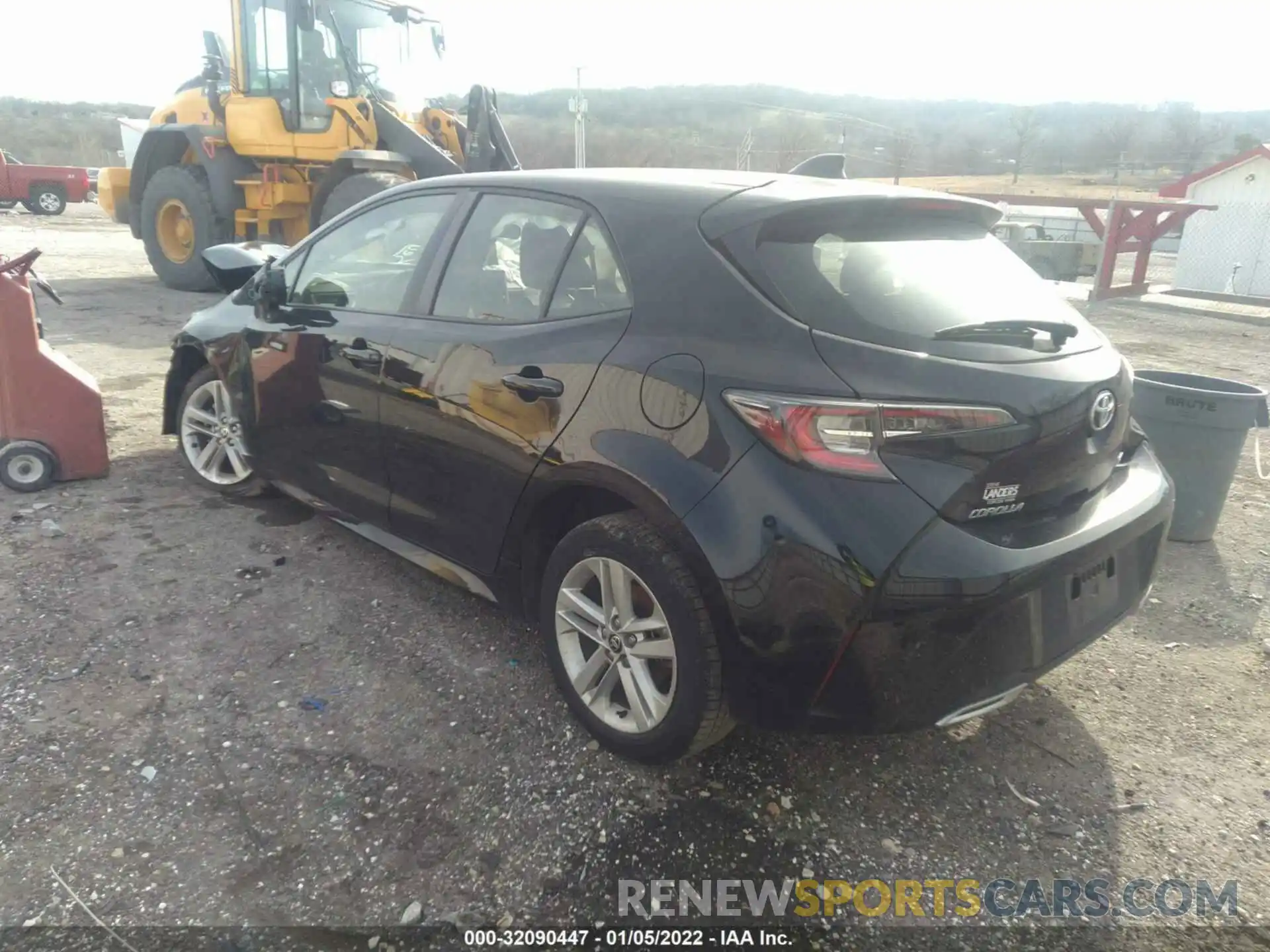 3 Photograph of a damaged car JTND4RBE2L3076448 TOYOTA COROLLA HATCHBACK 2020