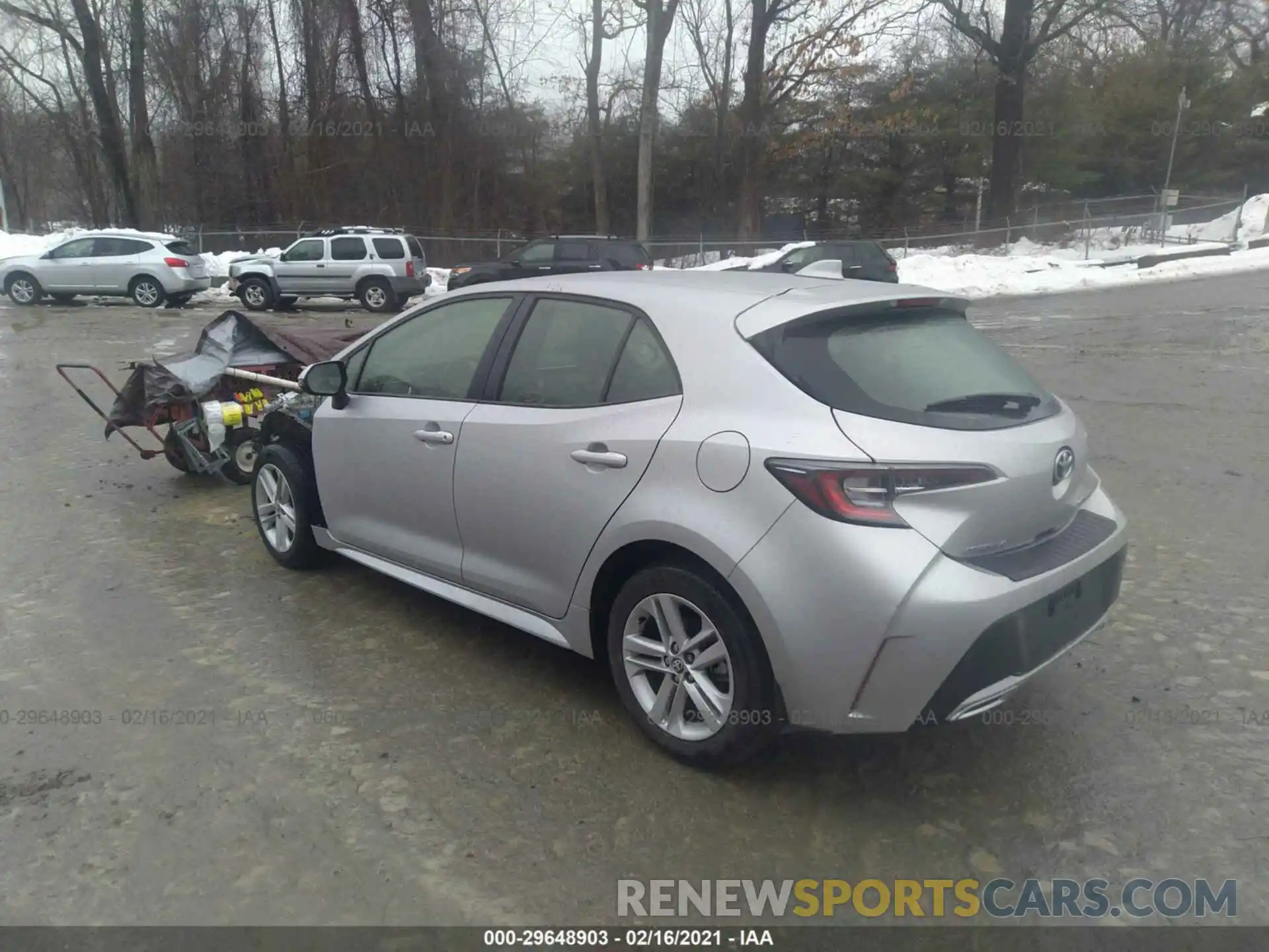 3 Photograph of a damaged car JTND4RBE2L3077163 TOYOTA COROLLA HATCHBACK 2020