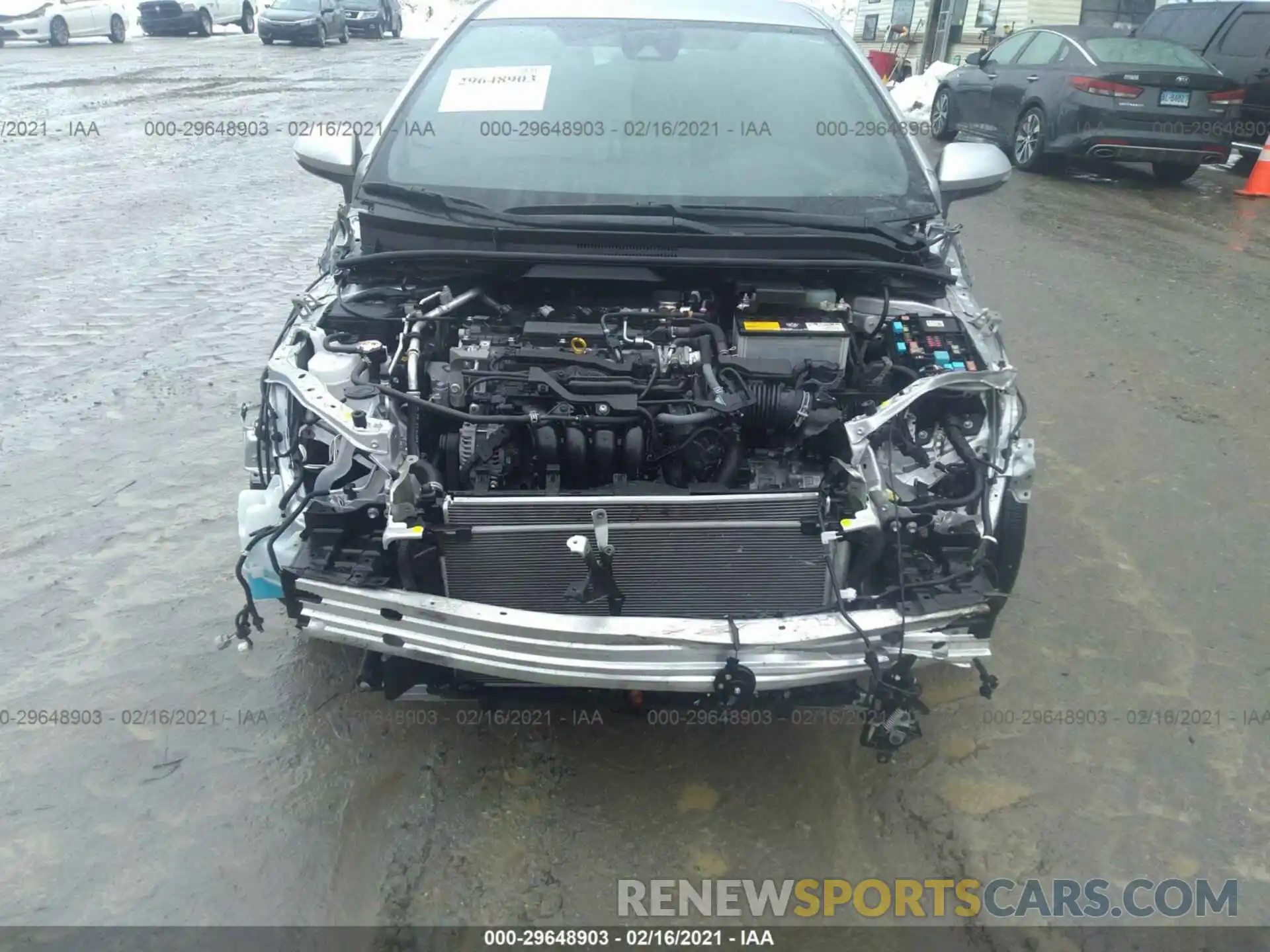 6 Photograph of a damaged car JTND4RBE2L3077163 TOYOTA COROLLA HATCHBACK 2020