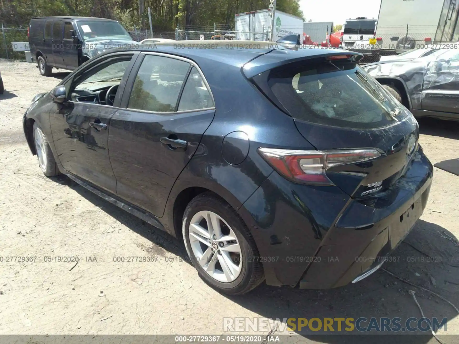 3 Photograph of a damaged car JTND4RBE2L3077339 TOYOTA COROLLA HATCHBACK 2020