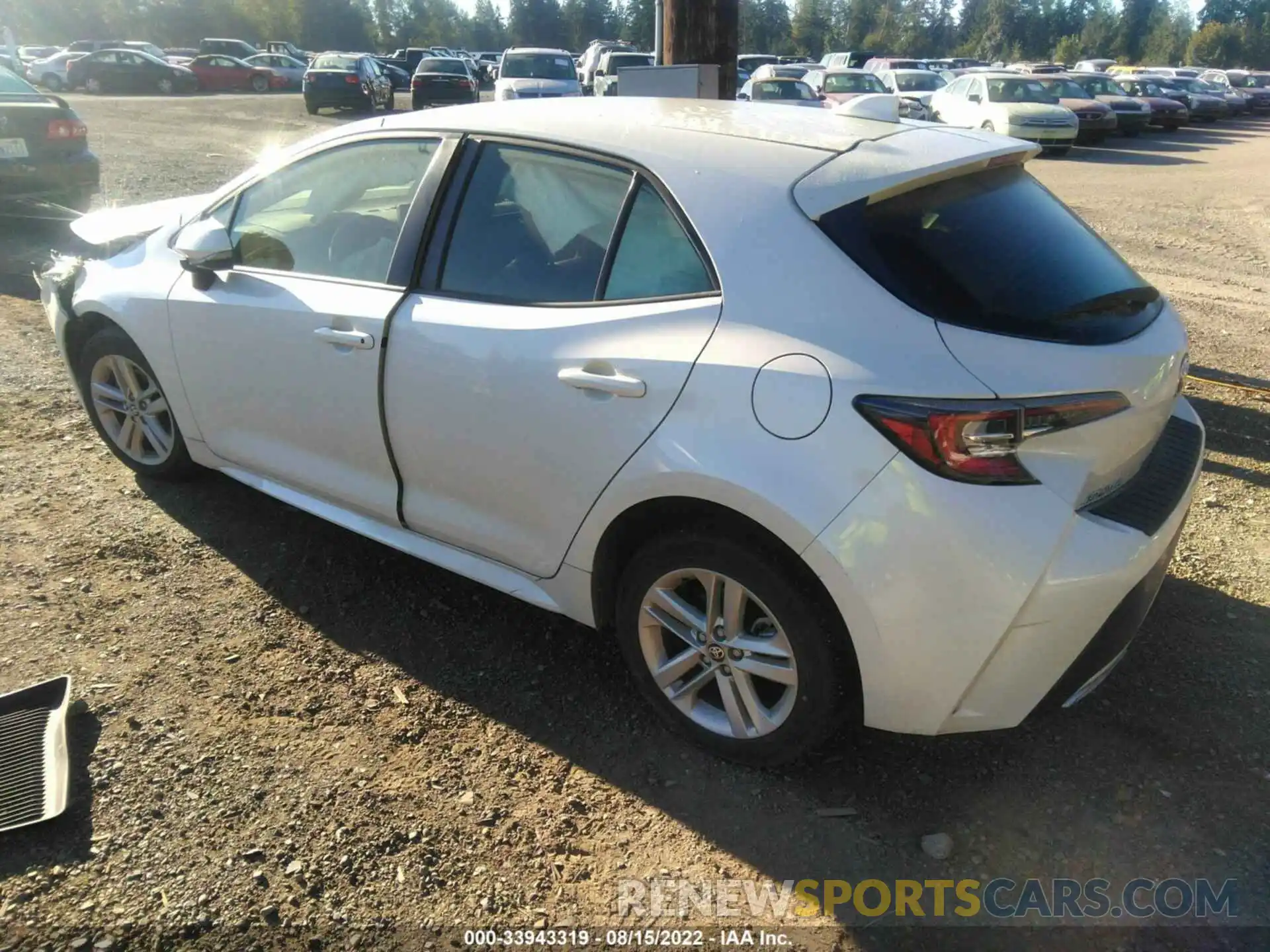 3 Photograph of a damaged car JTND4RBE2L3085263 TOYOTA COROLLA HATCHBACK 2020