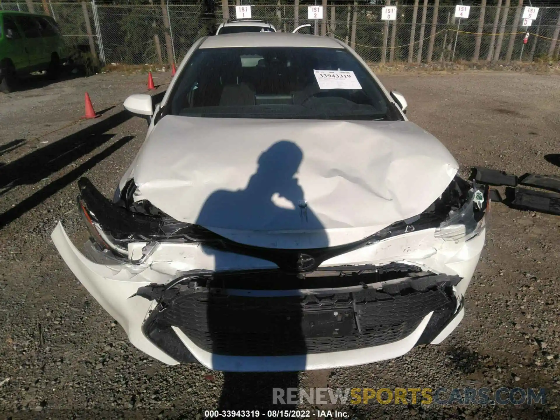 6 Photograph of a damaged car JTND4RBE2L3085263 TOYOTA COROLLA HATCHBACK 2020