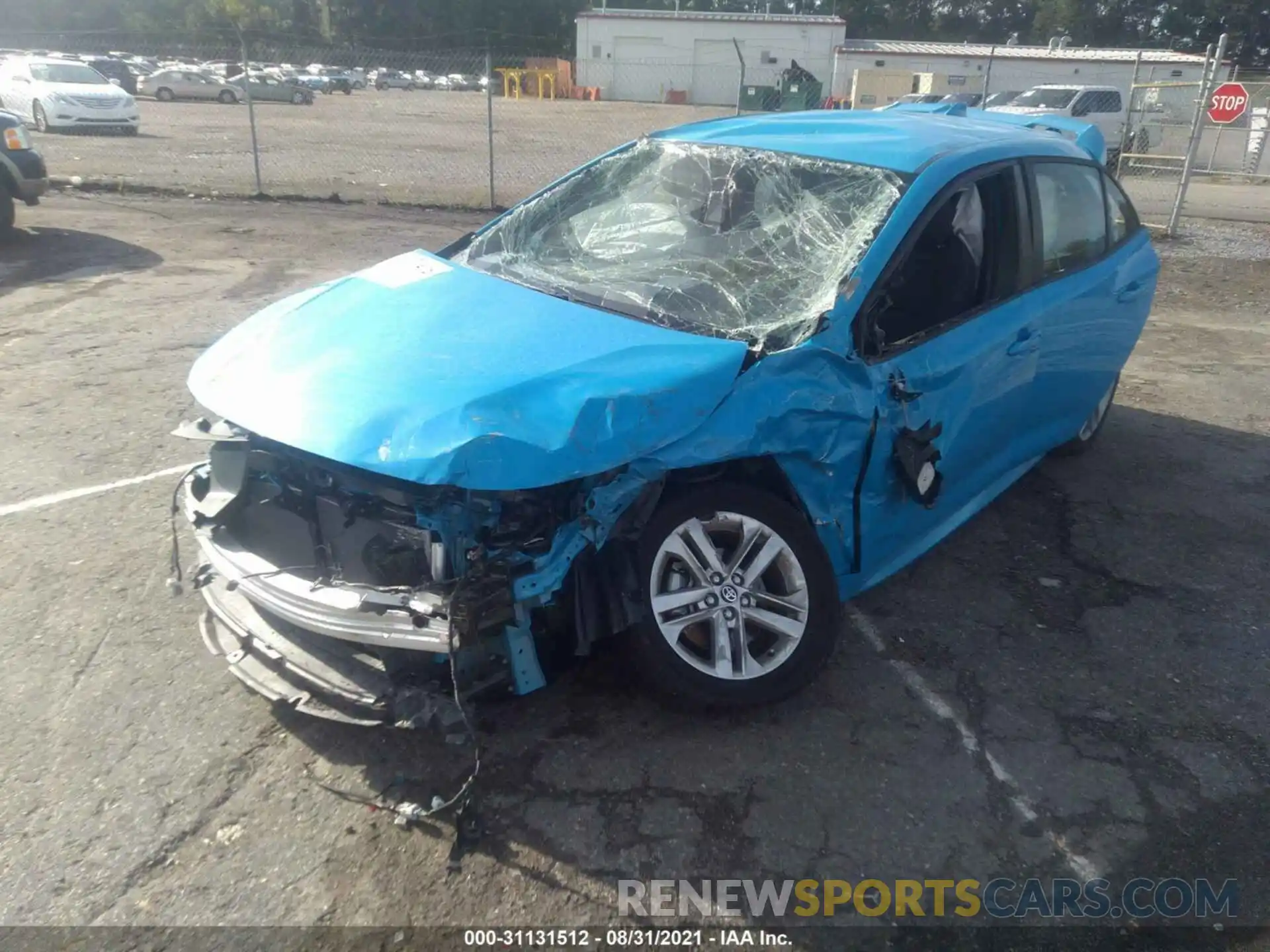 6 Photograph of a damaged car JTND4RBE2L3092200 TOYOTA COROLLA HATCHBACK 2020