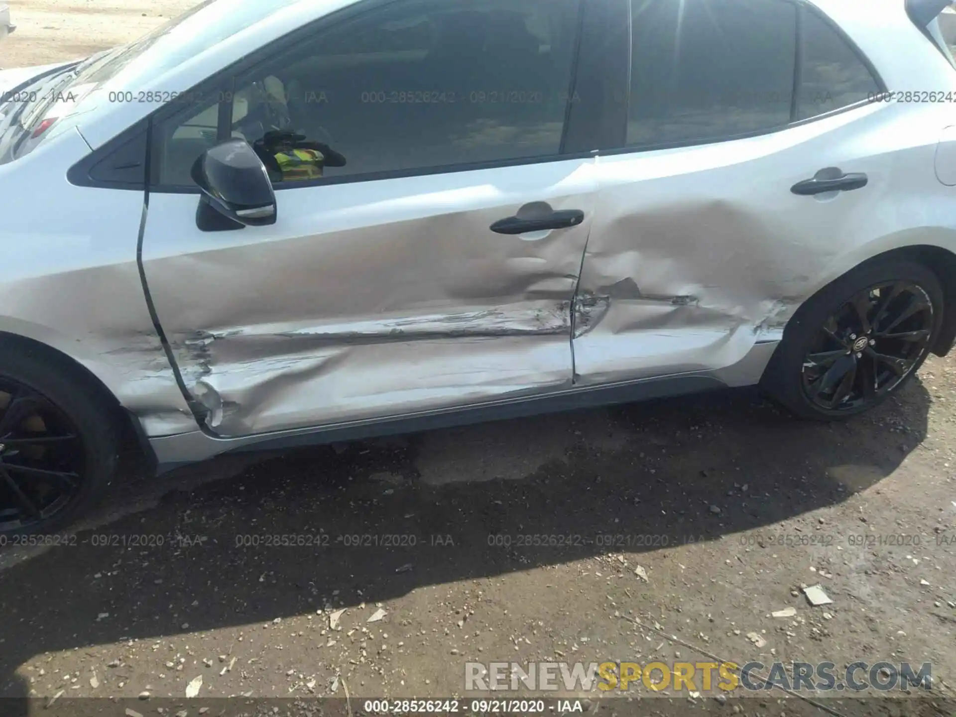 6 Фотография поврежденного автомобиля JTND4RBE2L3097784 TOYOTA COROLLA HATCHBACK 2020