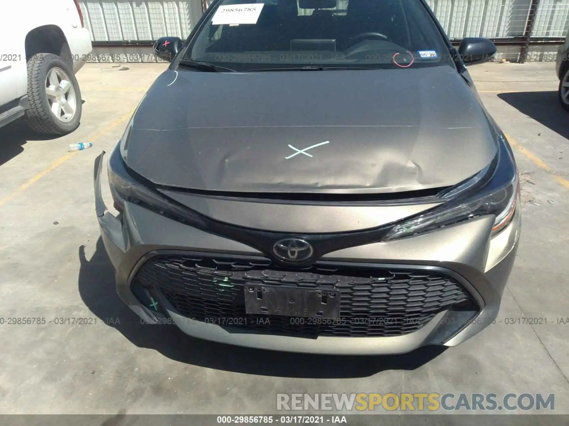 6 Photograph of a damaged car JTND4RBE2L3097977 TOYOTA COROLLA HATCHBACK 2020