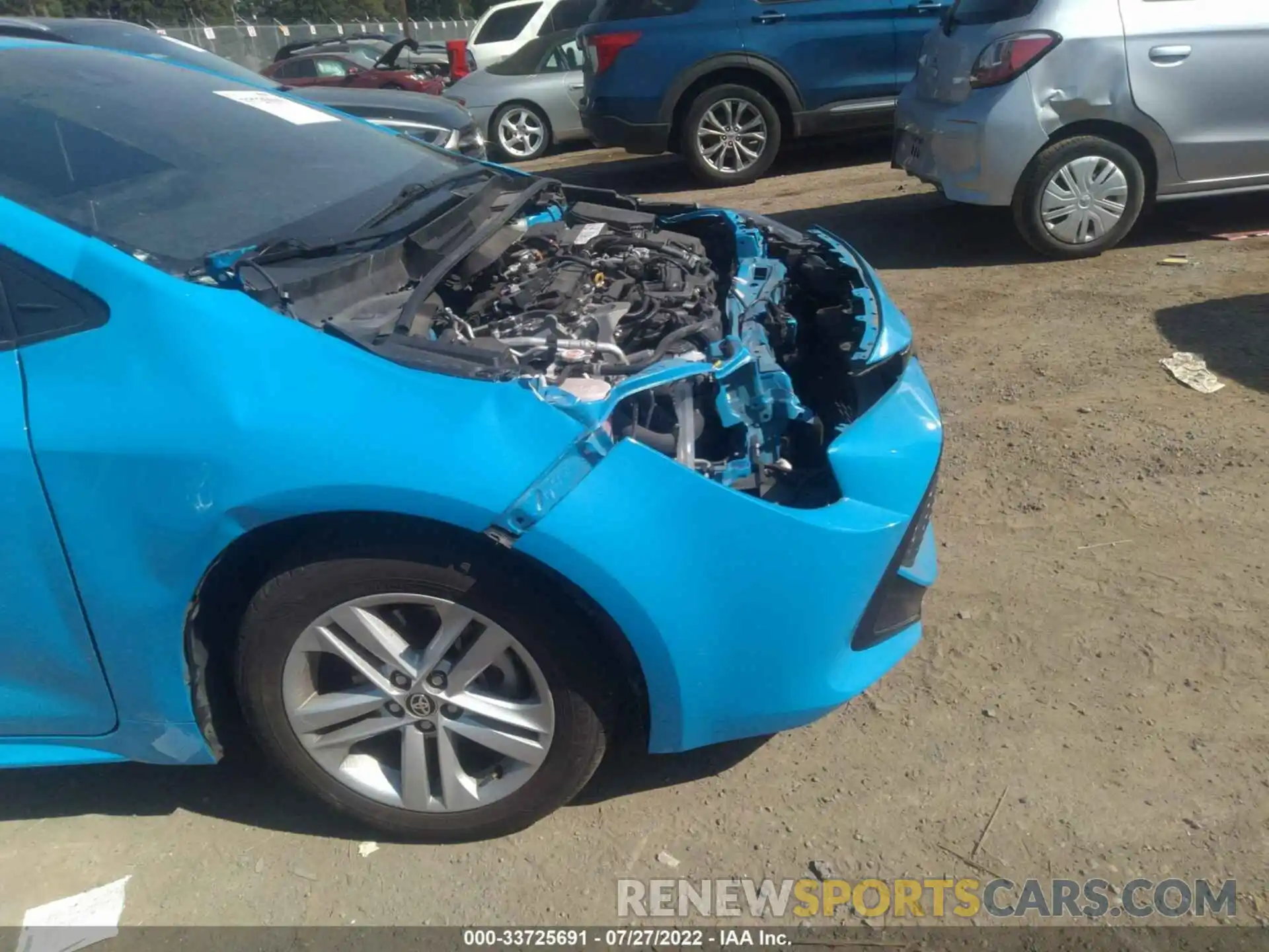 6 Photograph of a damaged car JTND4RBE3L3090228 TOYOTA COROLLA HATCHBACK 2020